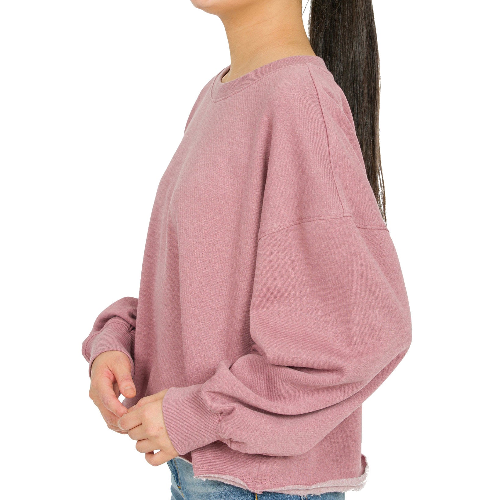 Hippie Rose Juniors Burnout Sweatshirt