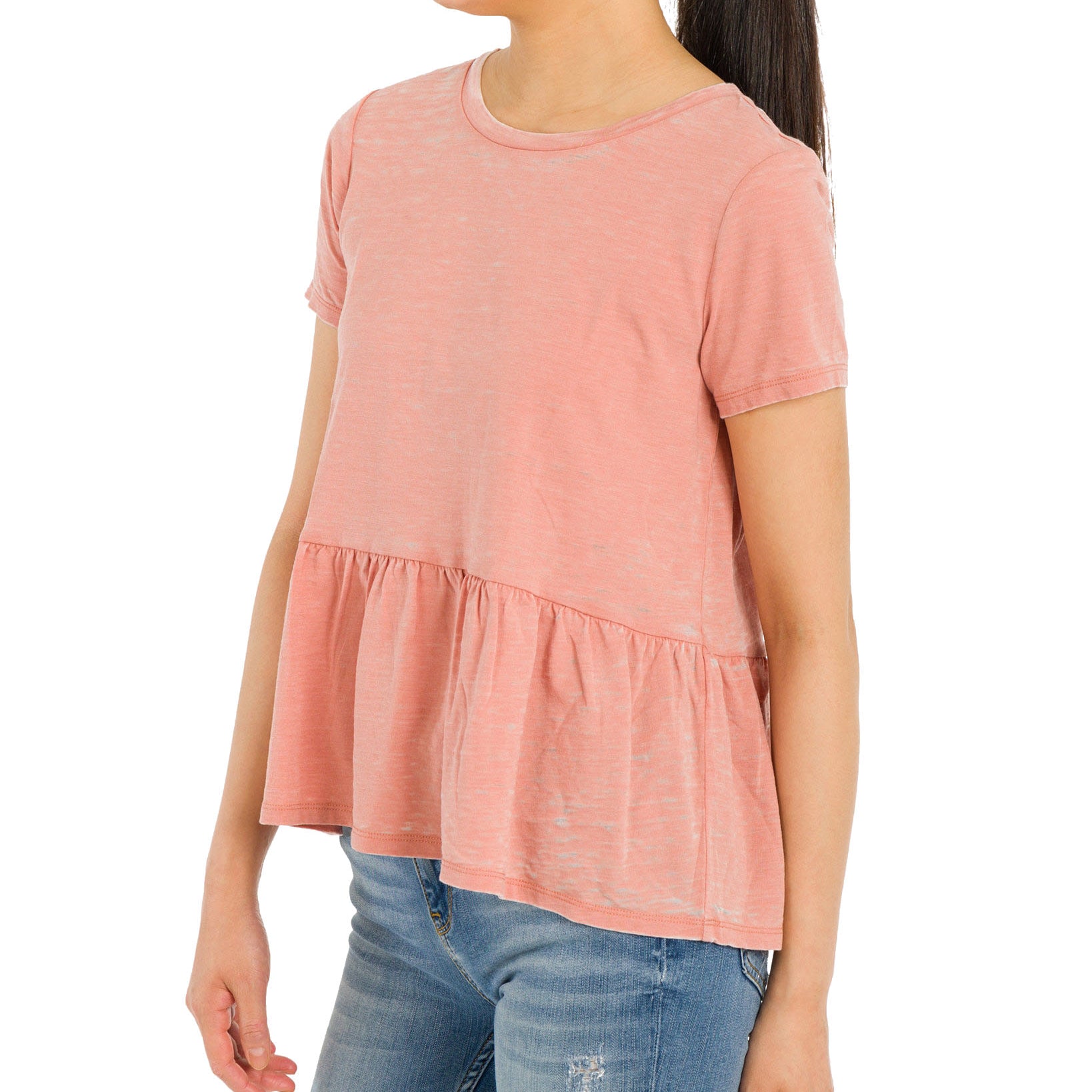Hippie Rose Juniors Peplum T Shirt