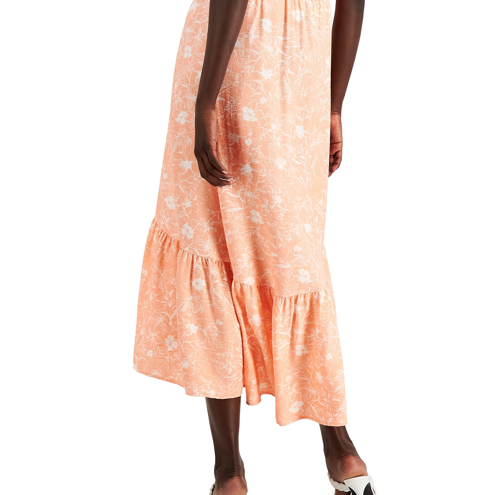 INC International Concepts Women Floral Print Midi Skirt