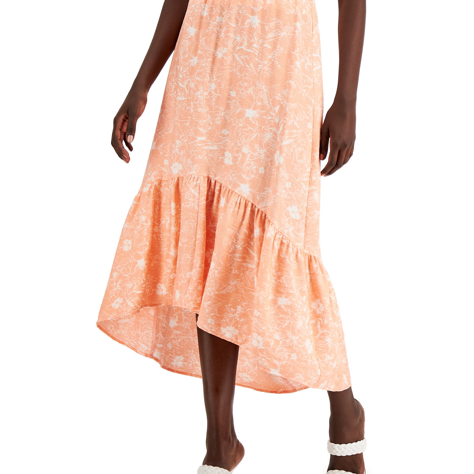 INC International Concepts Women Floral Print Midi Skirt