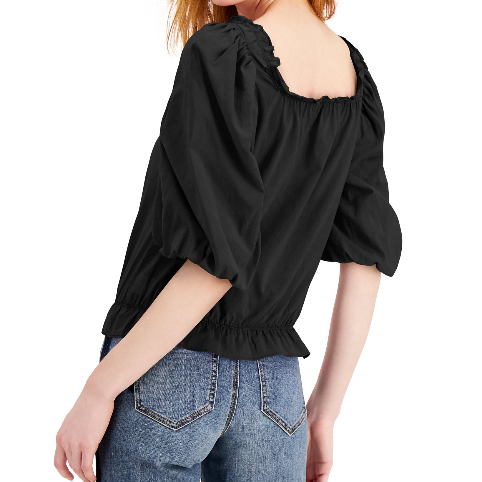 INC International Concepts Women Square Neck Blouse
