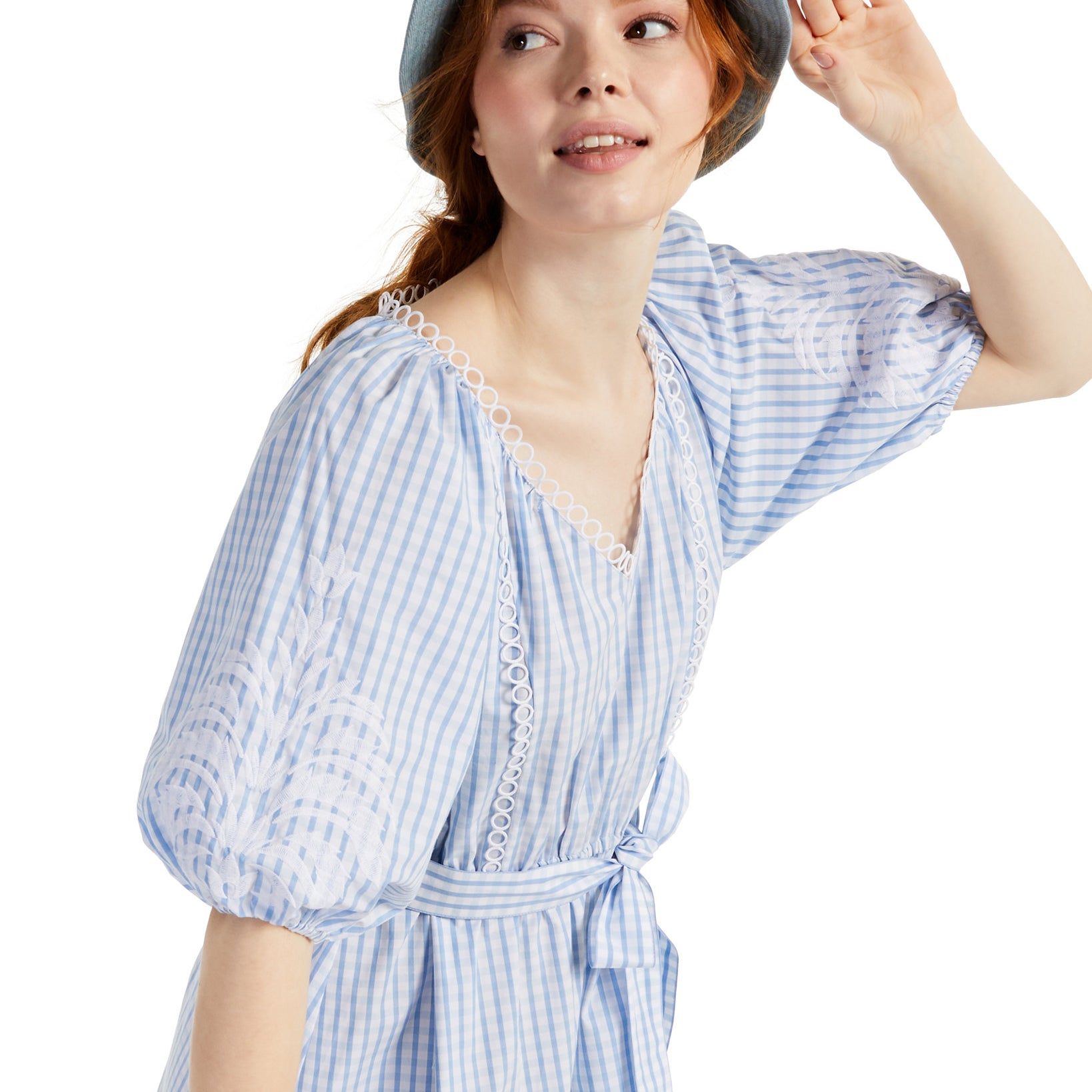 Charter Club Women Petite Plaid Cotton Midi Dress