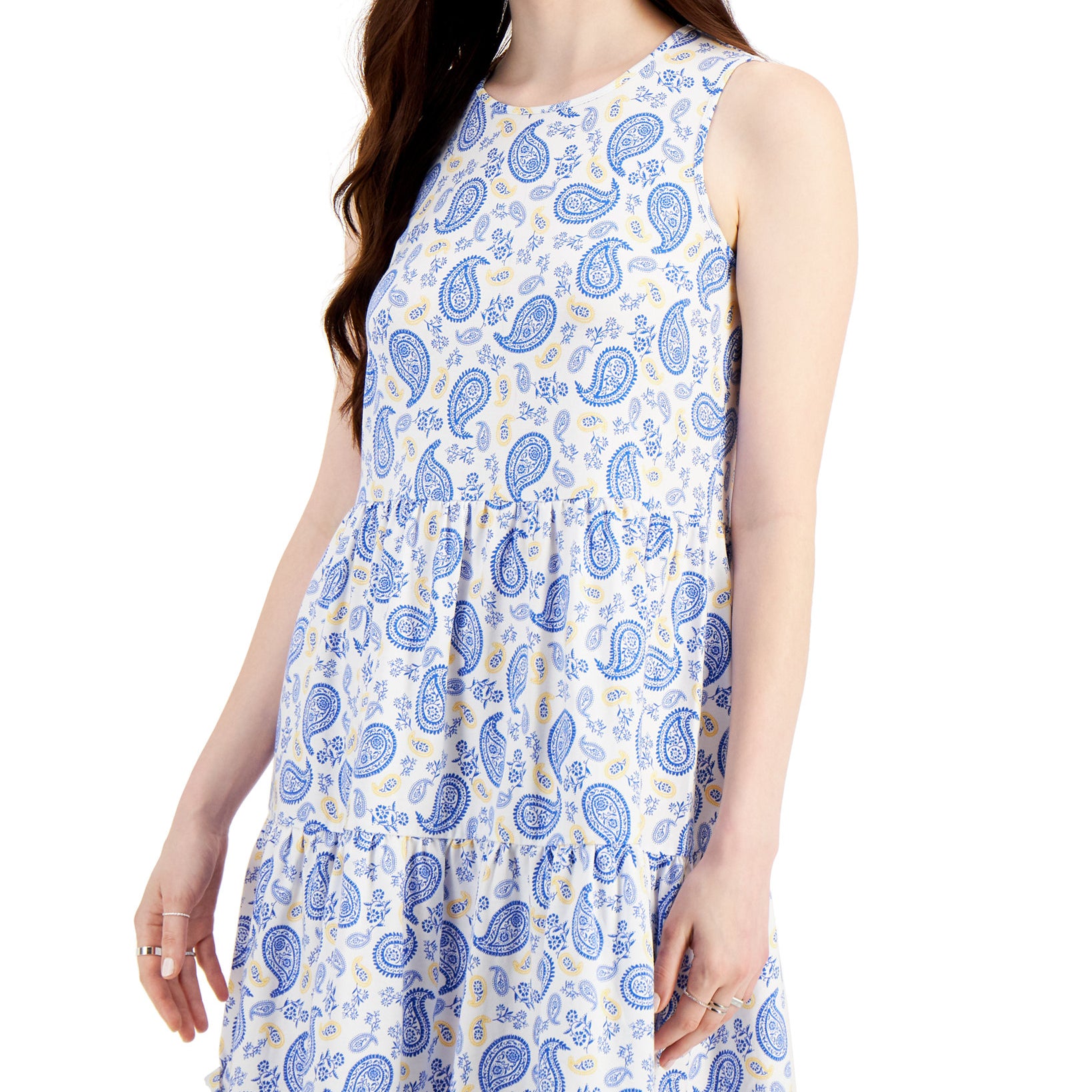 Style & Co Women Petite Tiered Dress