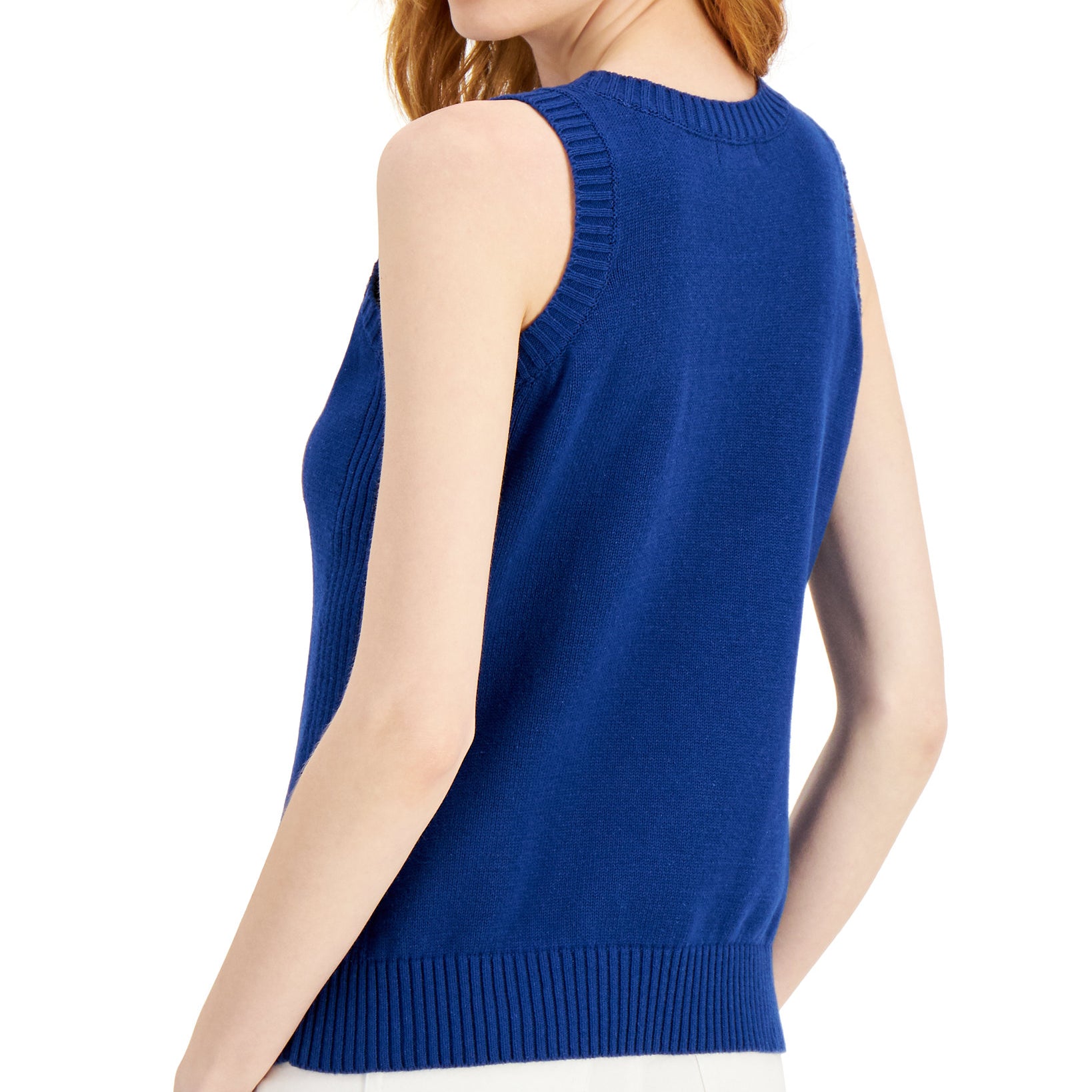Style & Co Women Cotton Sweater Knit Tank