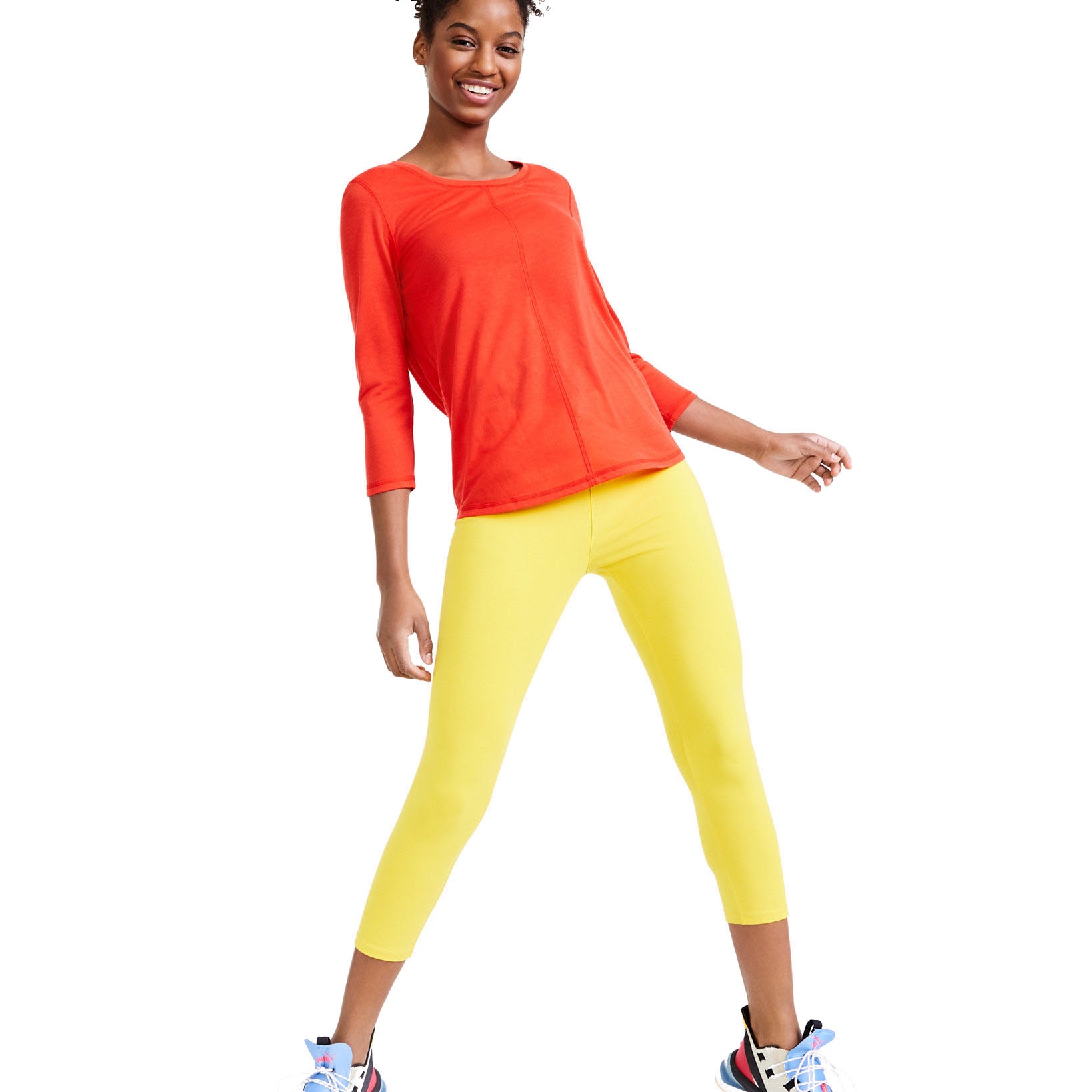 Style & Co Women Textured Seamed Top