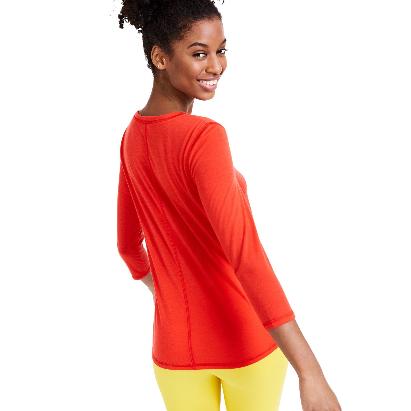 Style & Co Women Textured Seamed Top