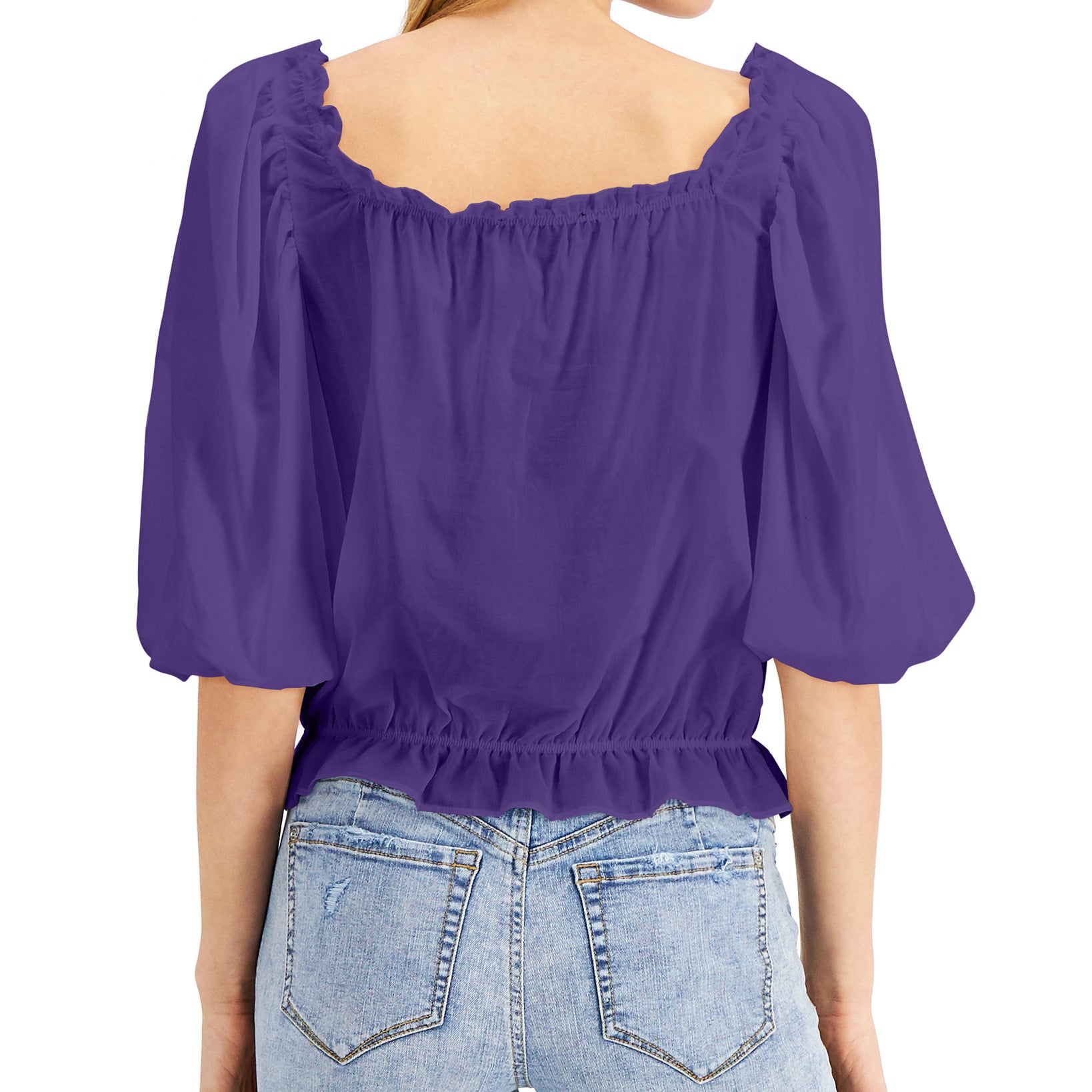 INC International Concepts Women Square Neck Blouse
