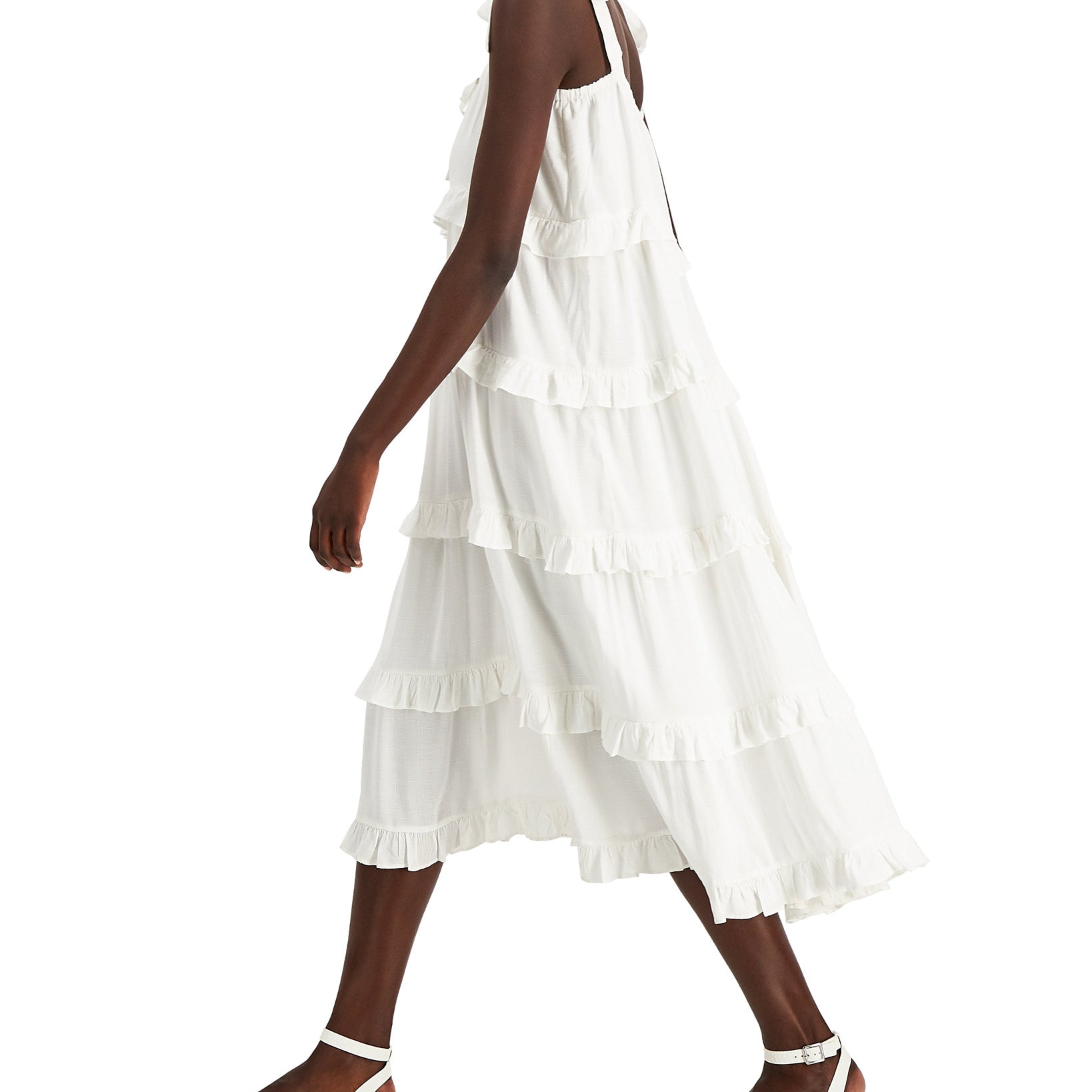 INC International Concepts Women Tiered Midi Dress