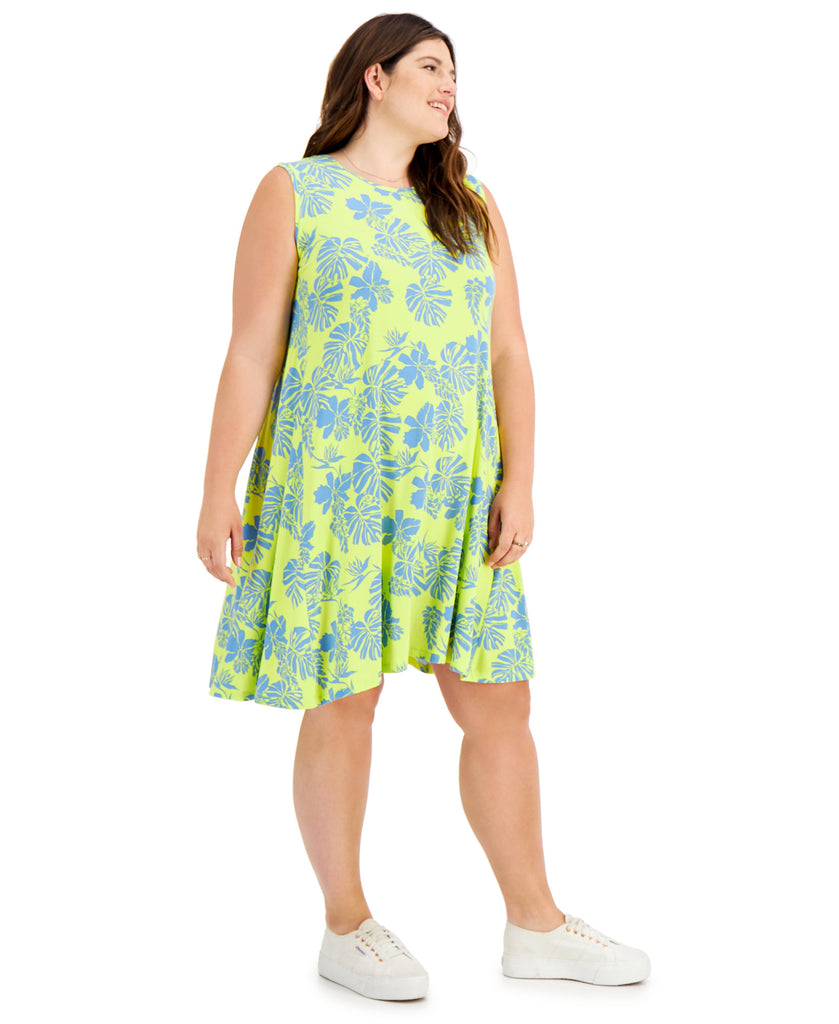 Style & Co Women Plus Floral Print Flip Flop Dress