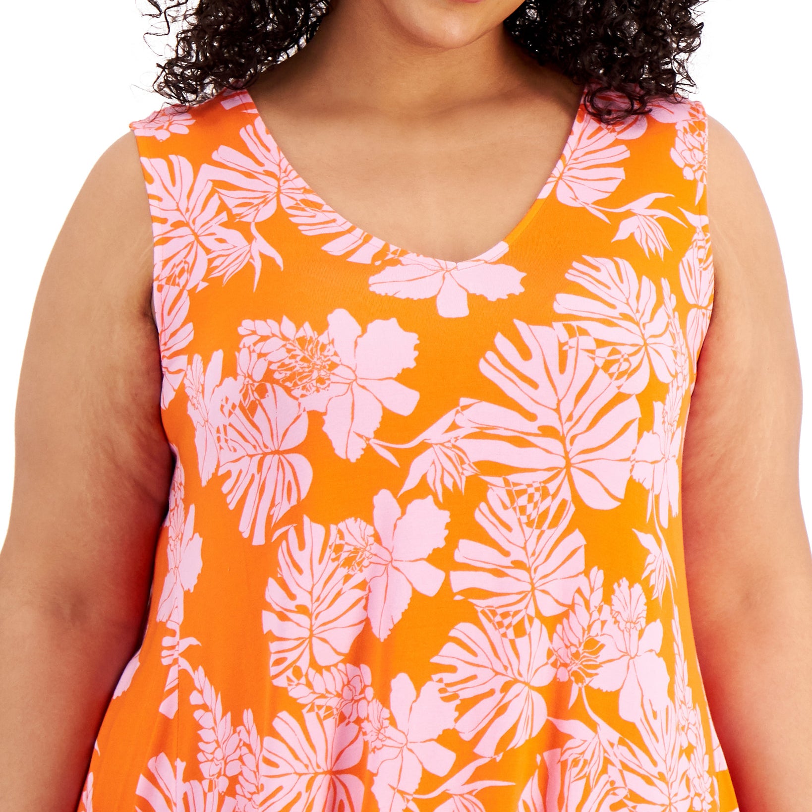 Style & Co Women Printed Flip Flop Dress