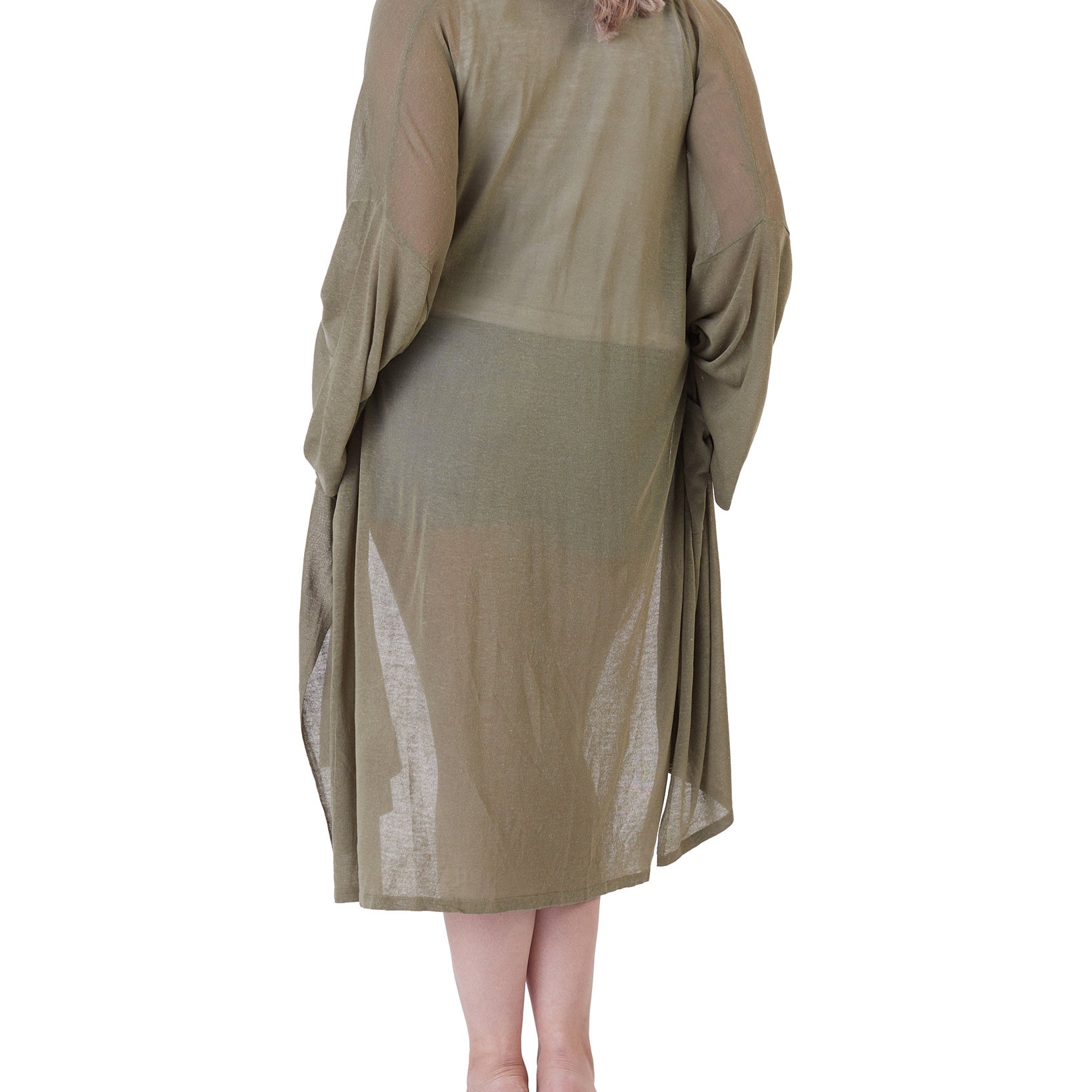 Black Tape Women Plus Oversized Fine Gauge Cardigan Sweater