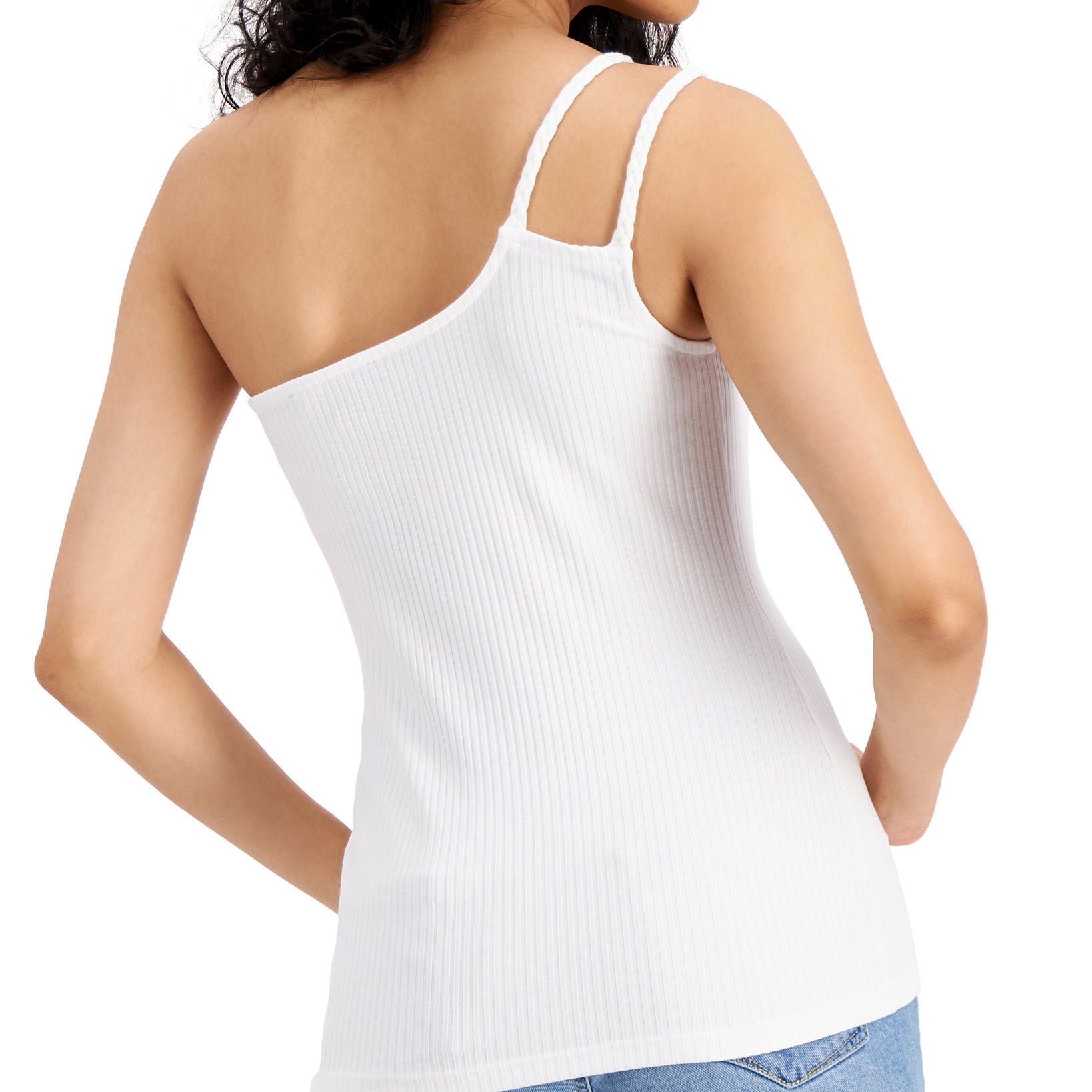 INC International Concepts Women One Shoulder Tank Top