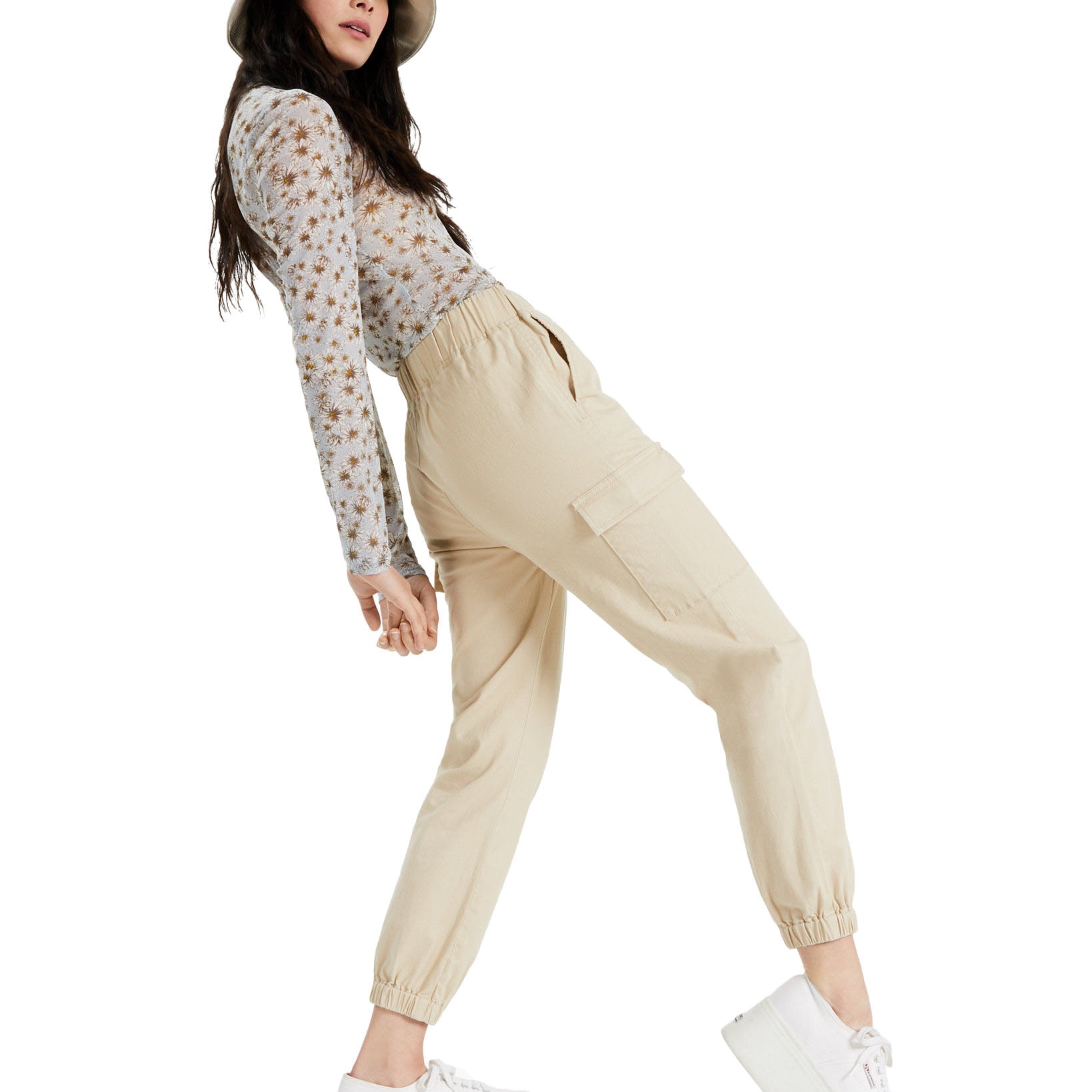 Tinseltown Women Juniors Utility Jogger Pants