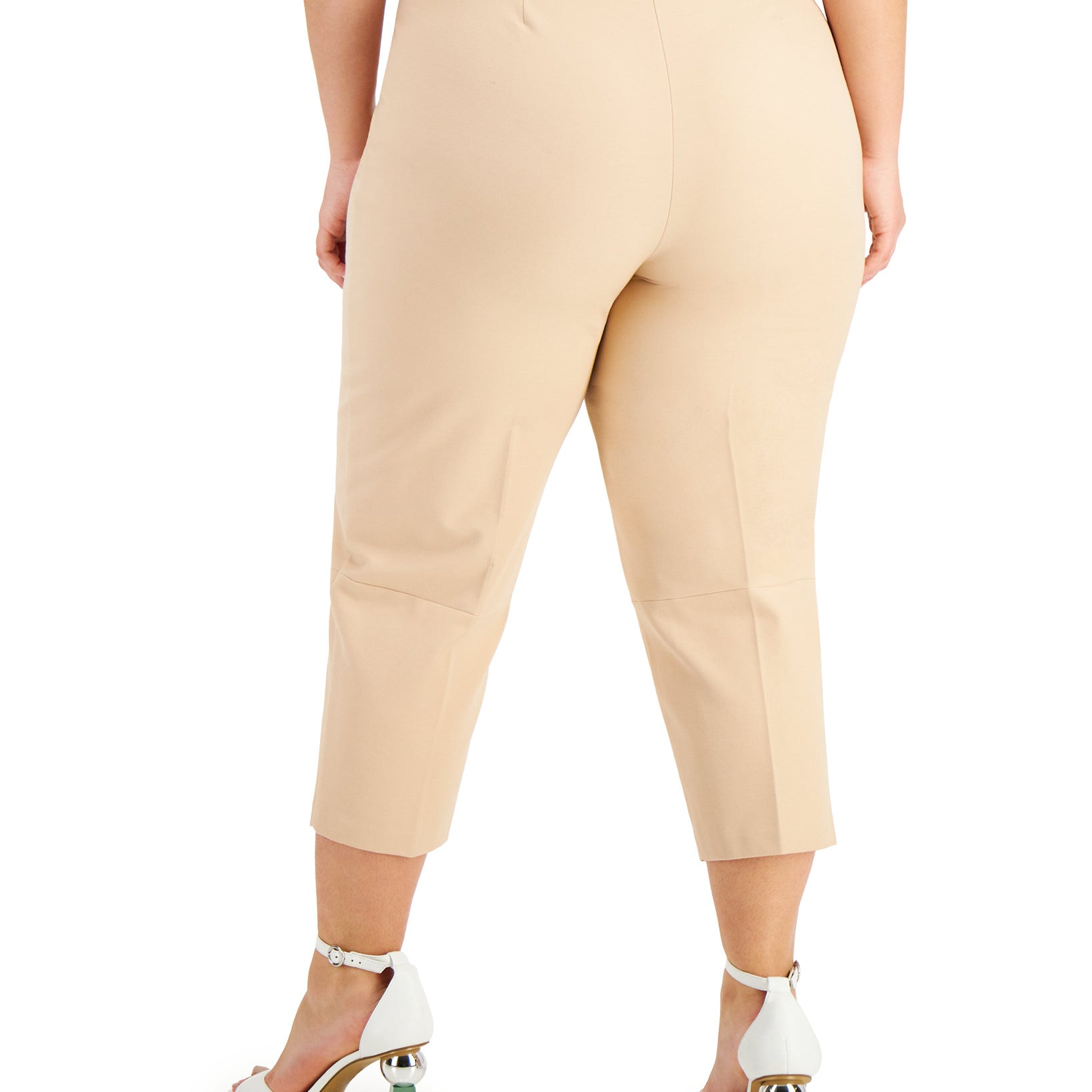Alfani Women Plus High Waist Cropped Pants