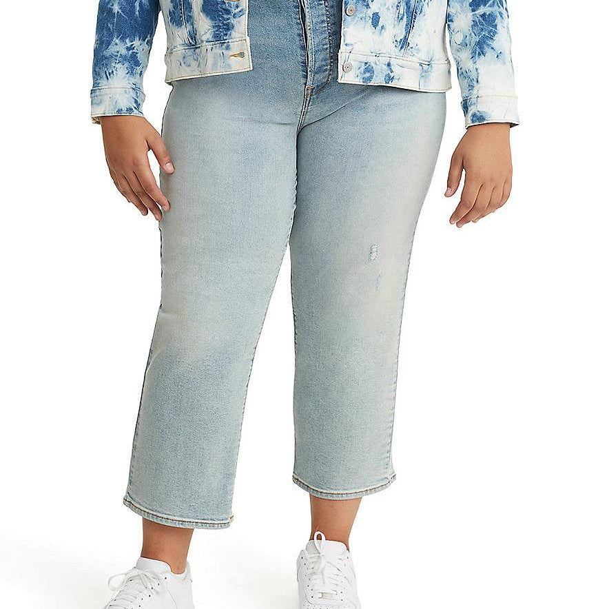 Levis Women Plus Trendy Ribcage Straight Ankle Here Nor There