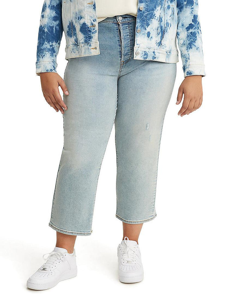 Levis Women Plus Trendy Ribcage Straight Ankle Here Nor There