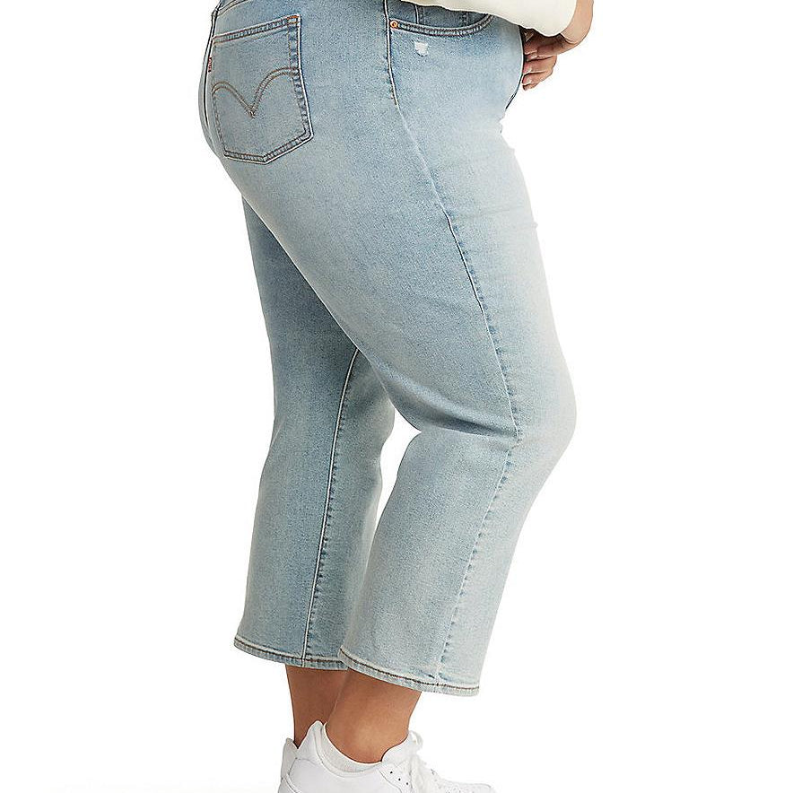 Levis Women Plus Trendy Ribcage Straight Ankle
