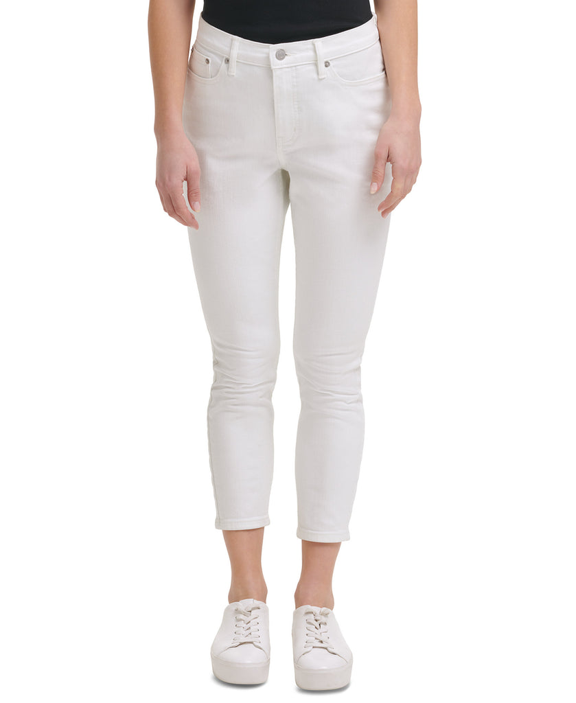 Calvin Klein Jeans Women Cropped Skinny Jeans White