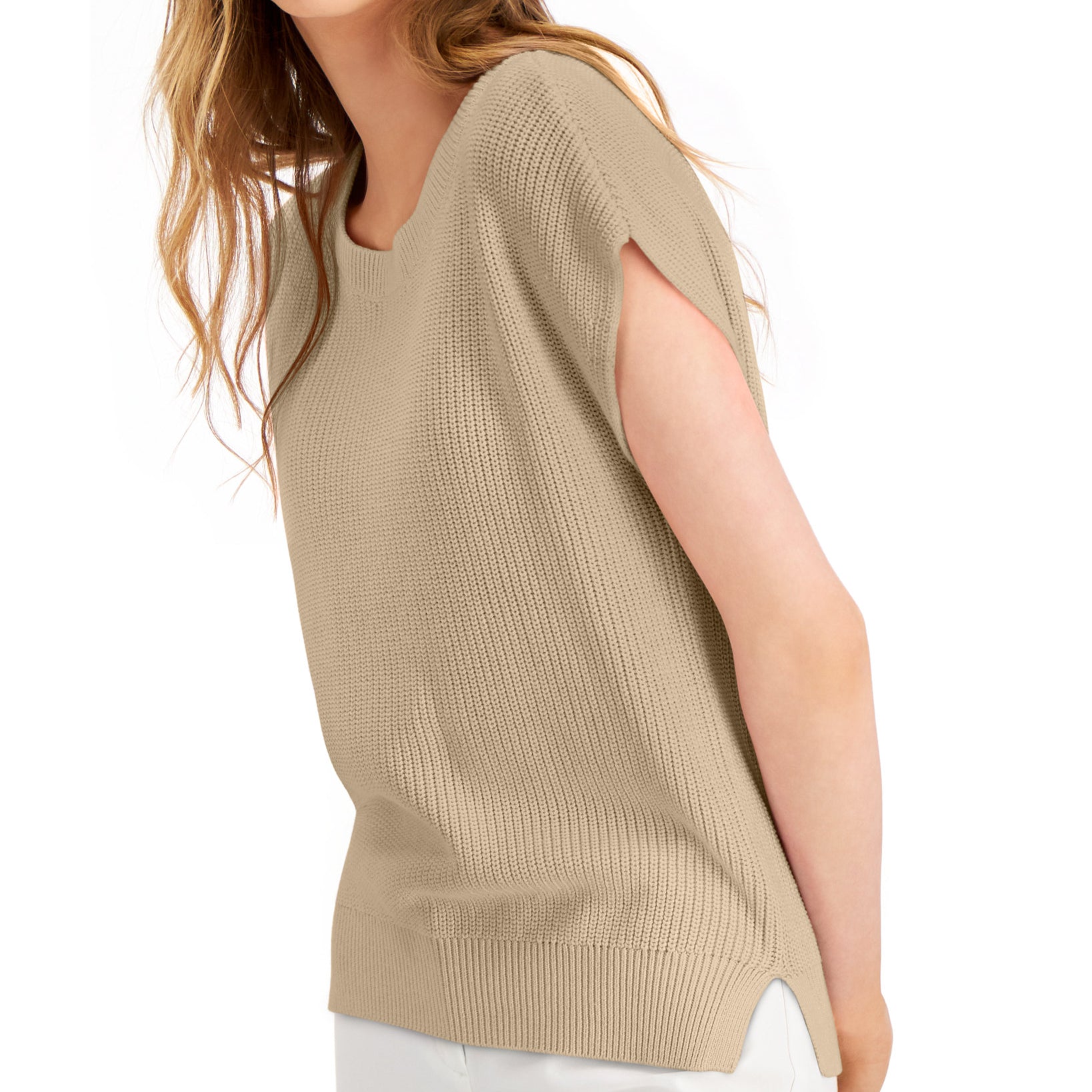 Alfani Women Petite Cap Sleeve Sweater