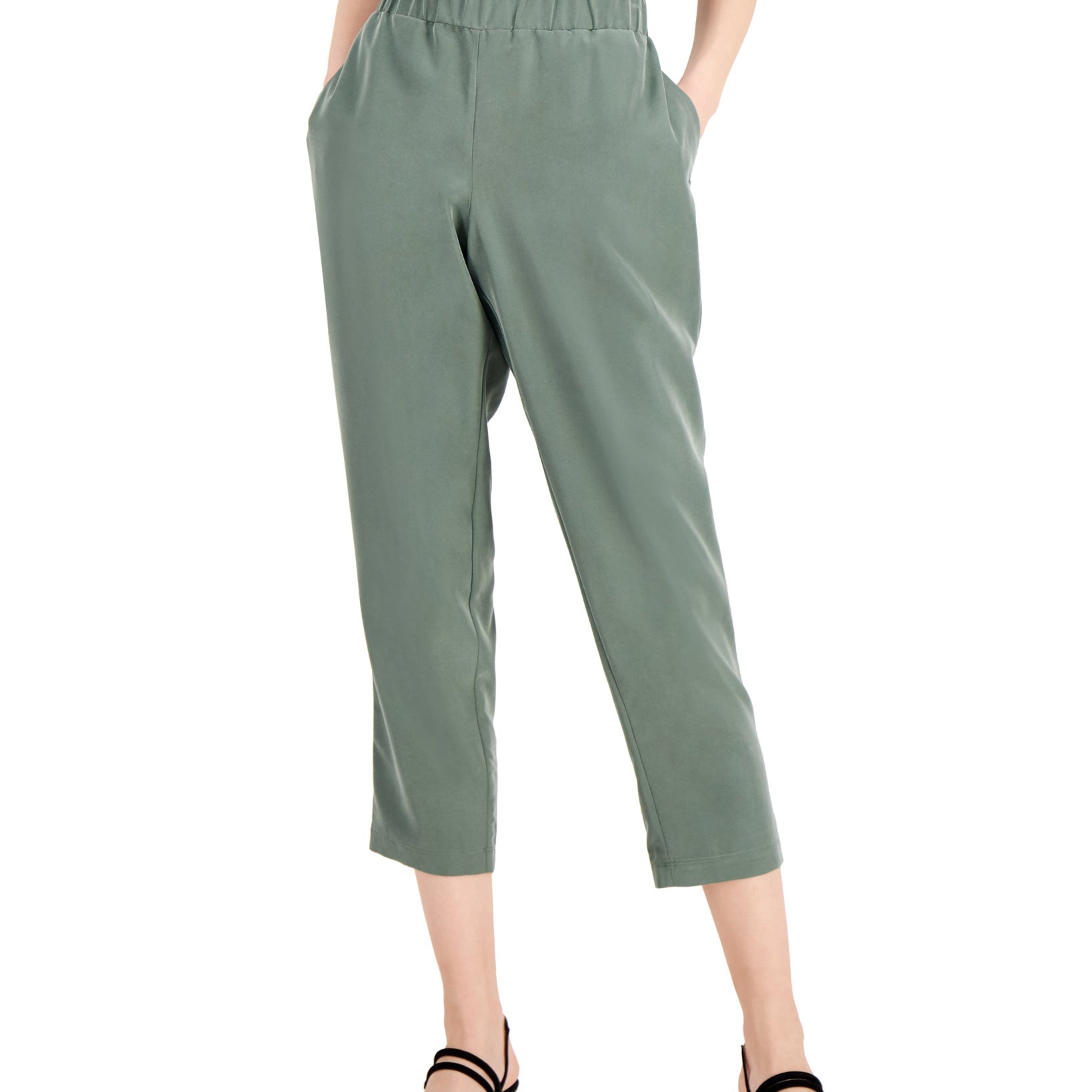 Alfani Women Pull On Ankle Pants Blooming Cactus