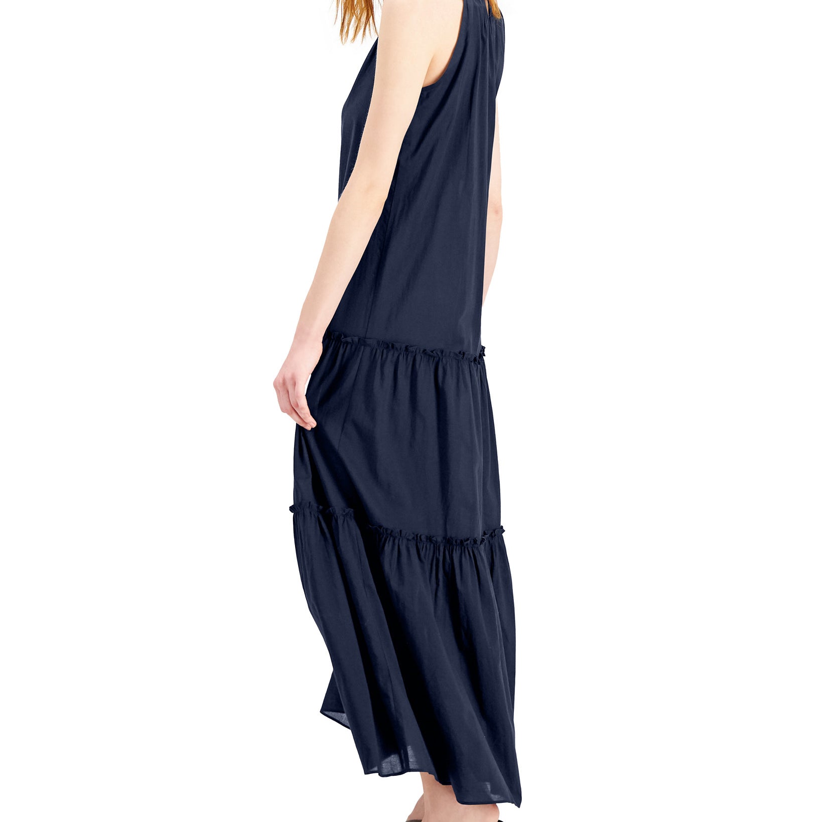 INC International Concepts Women Tiered Halter Maxi Dress