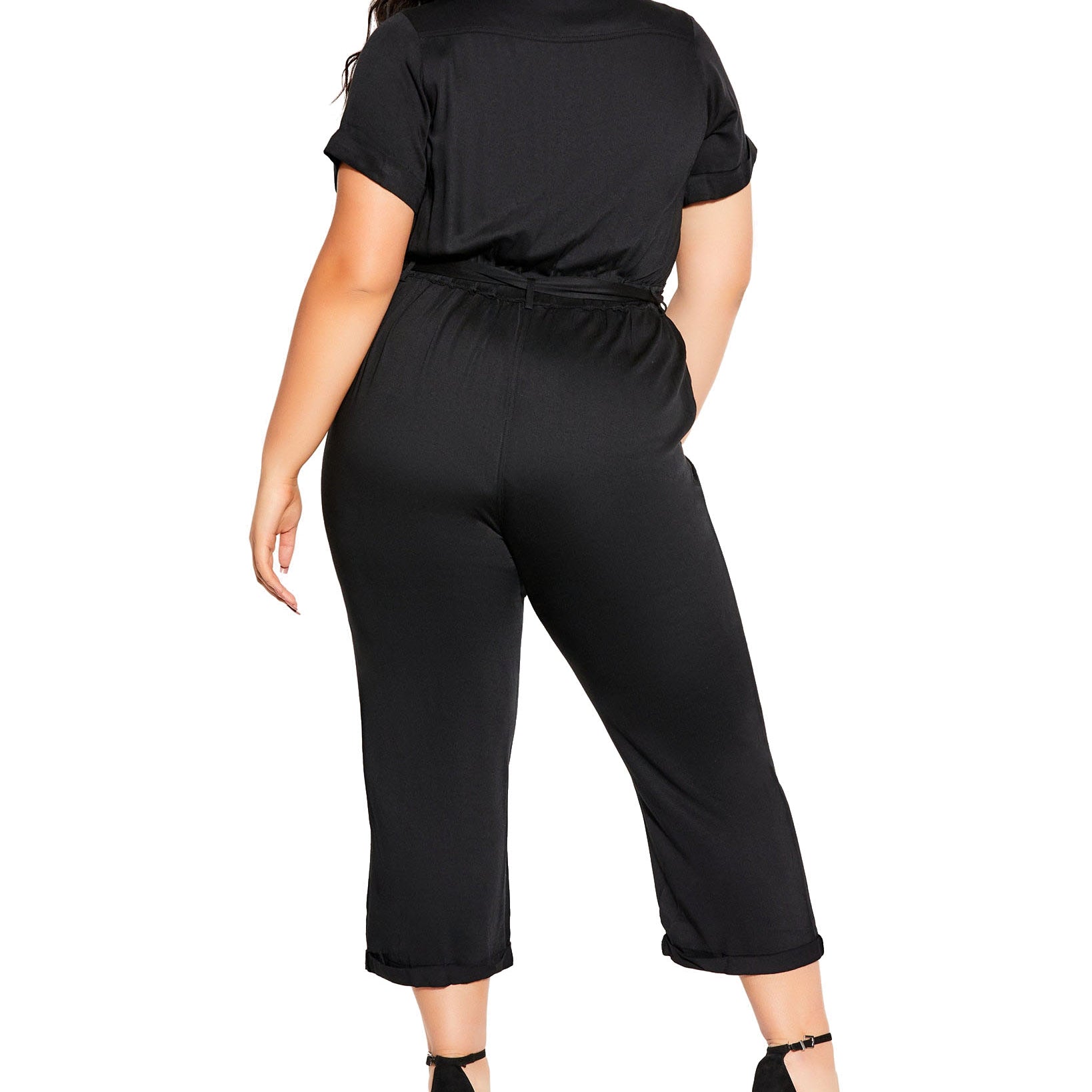 City Chic Women Plus Boiler Suit Jumpsuit