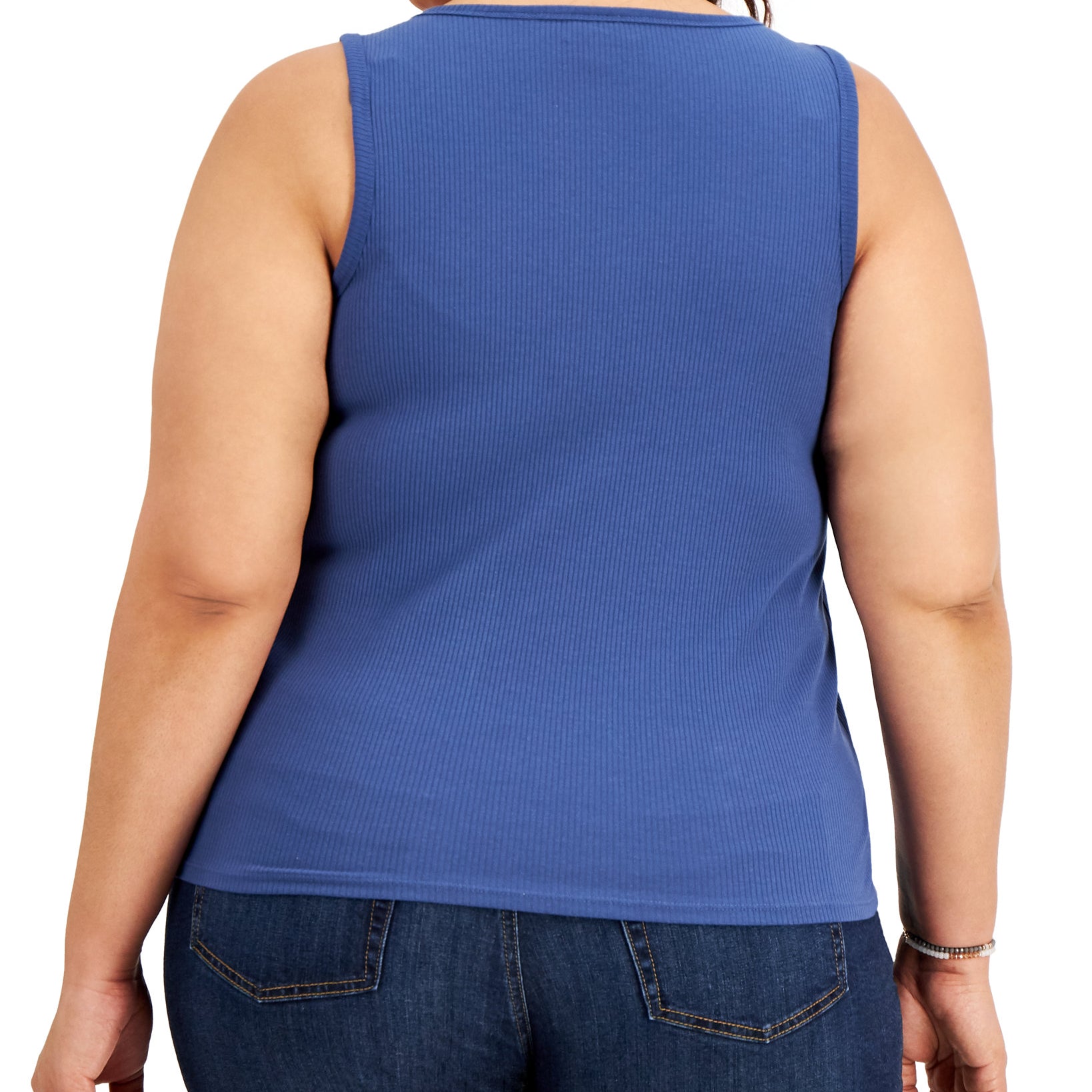 Style & Co Women Plus Henley Tank