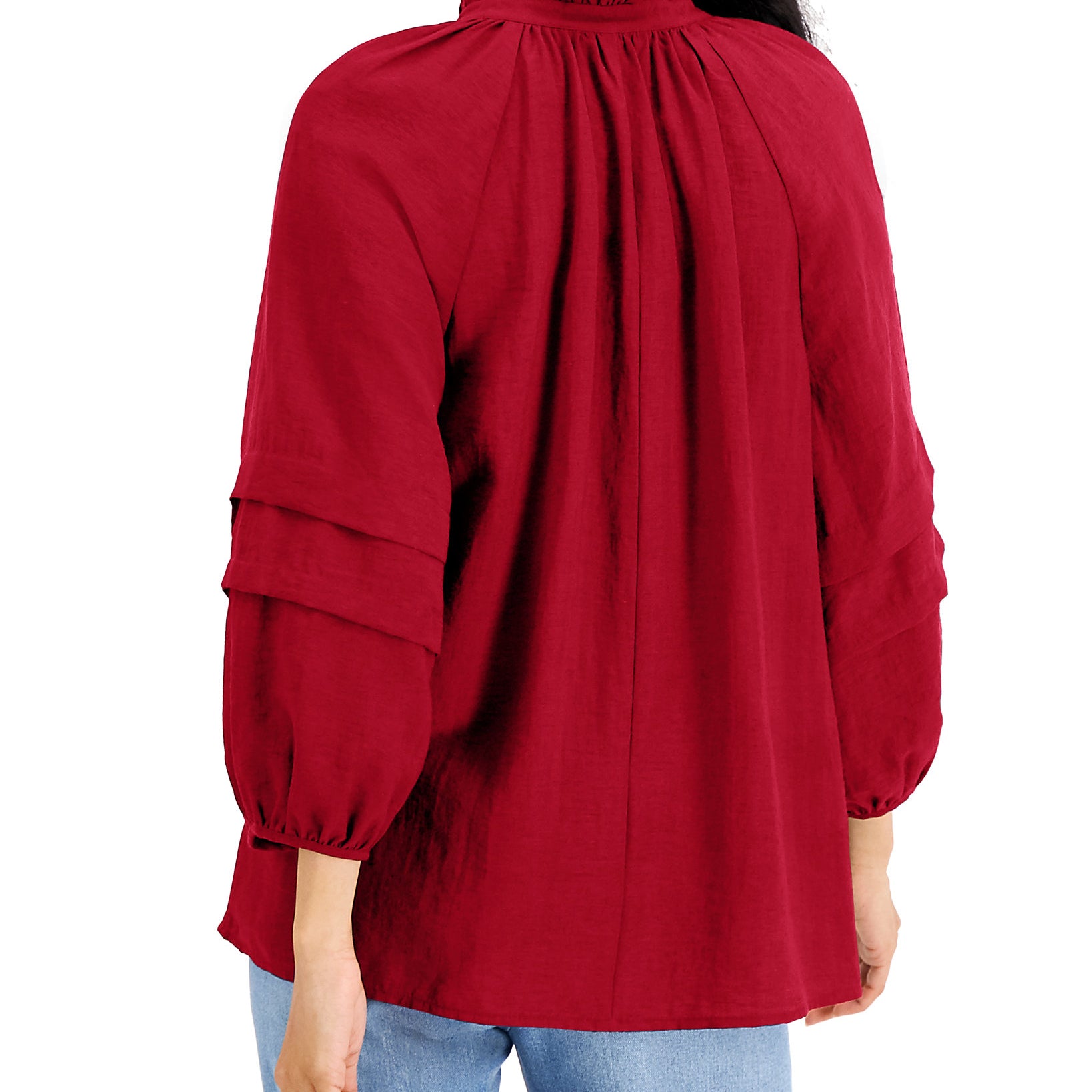 INC International Concepts Women Poet Blouse