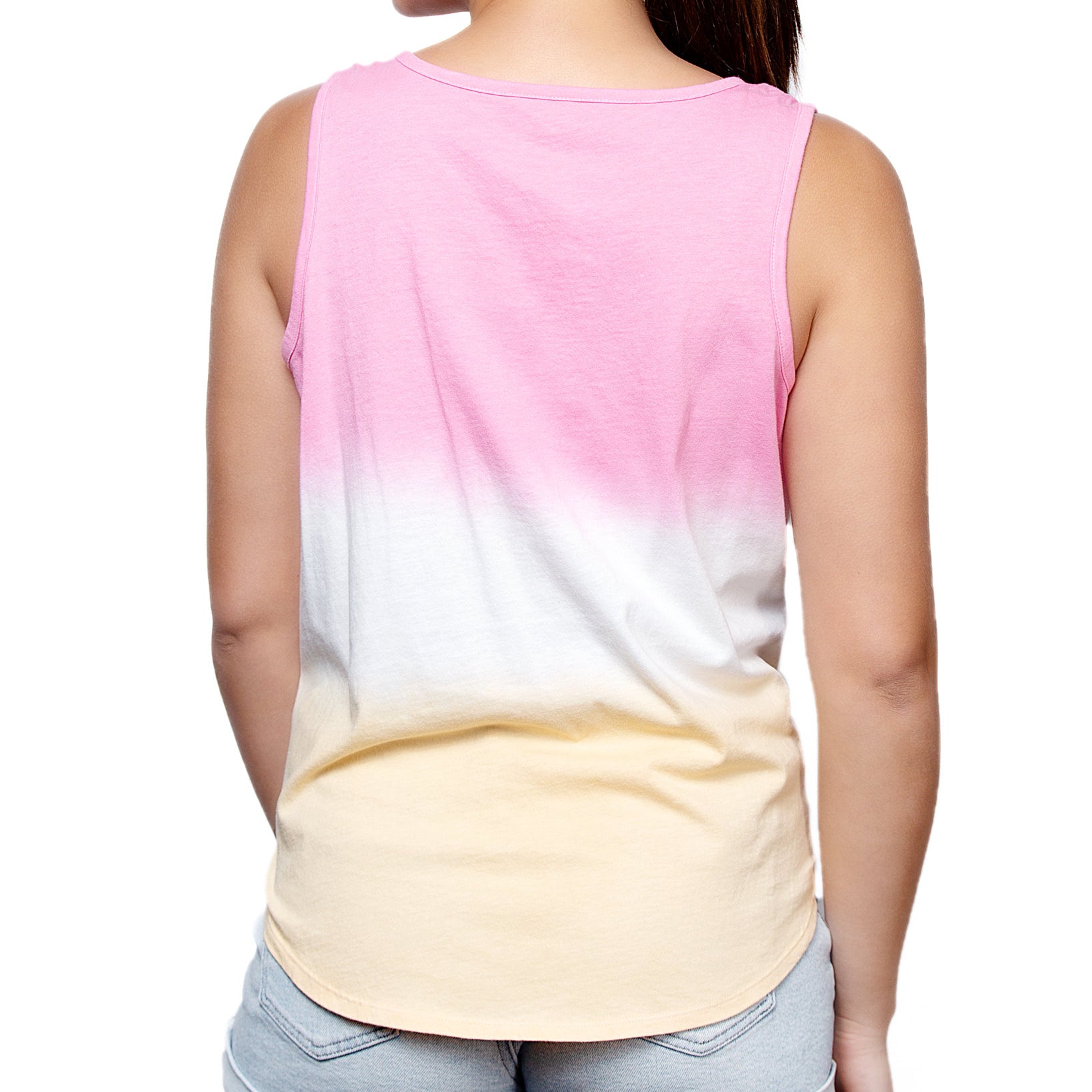 Rebellious One Women Tie Dyed Tie Front Tank Top
