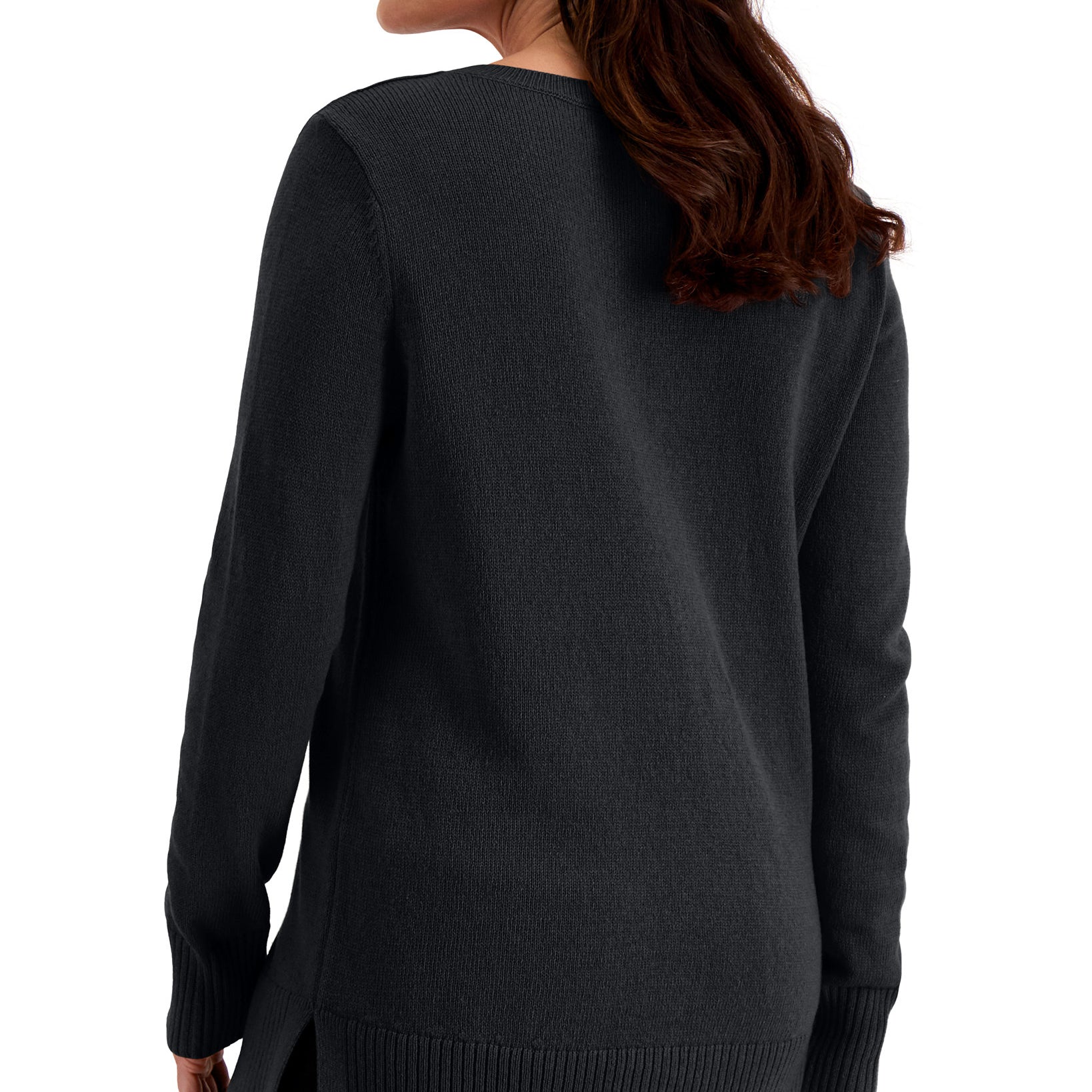 Karen Scott Women Crossover V Neck Sweater