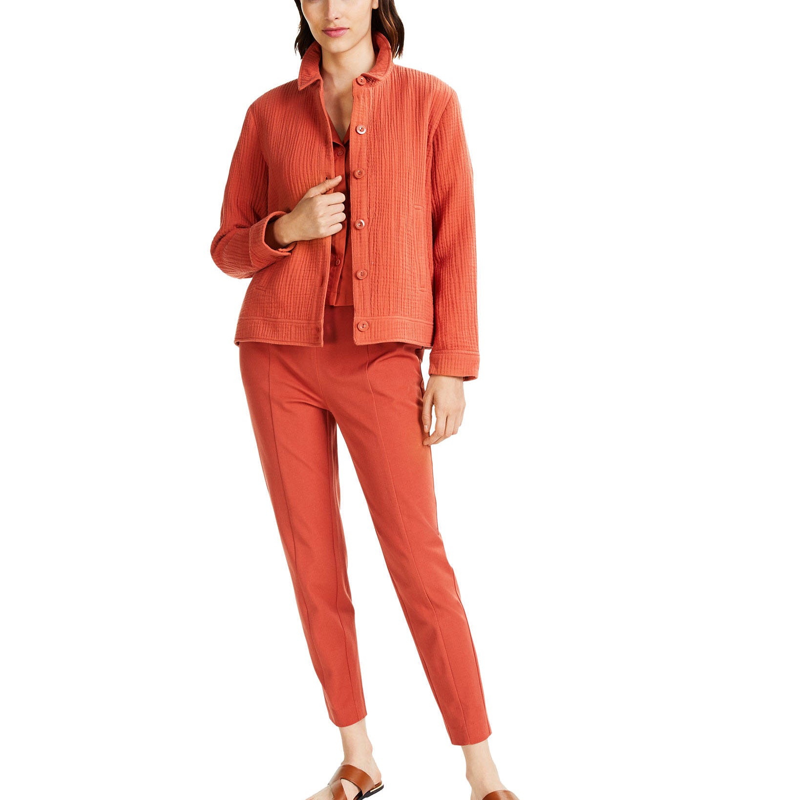 Alfani Women Textured Button Front Jacket