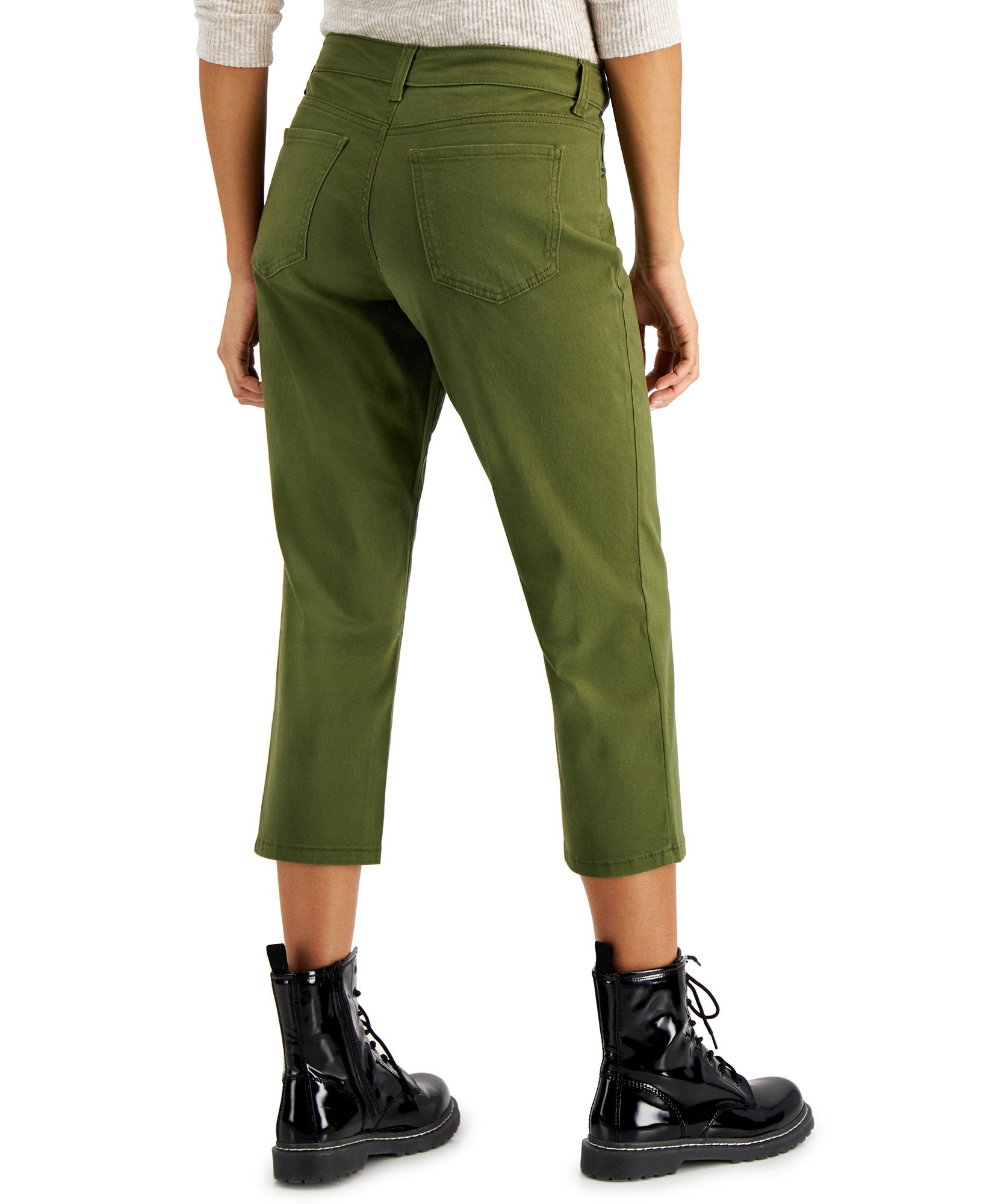 Style & Co Women Curvy Capri Jeans