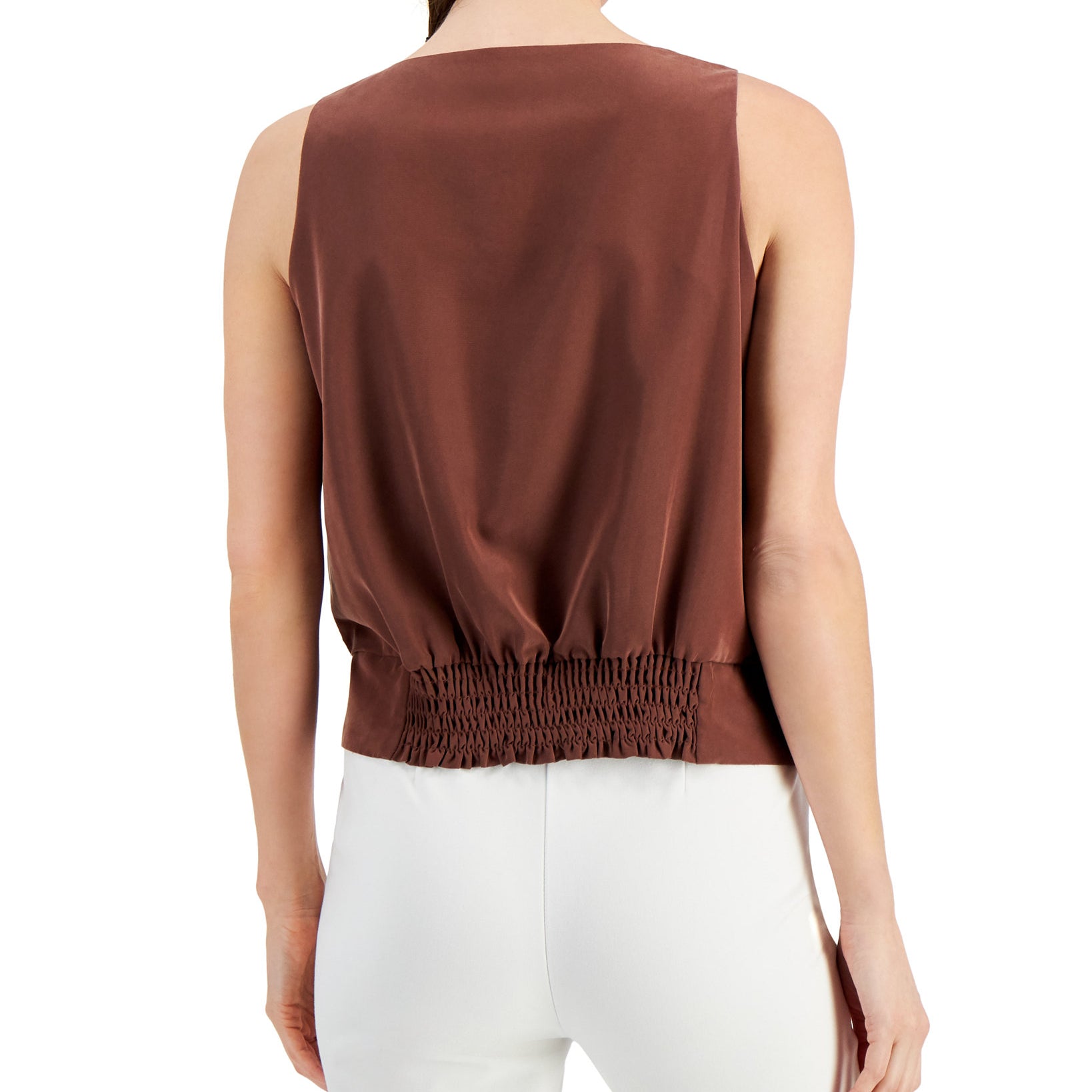 Alfani Women V Neck Sleeveless Top