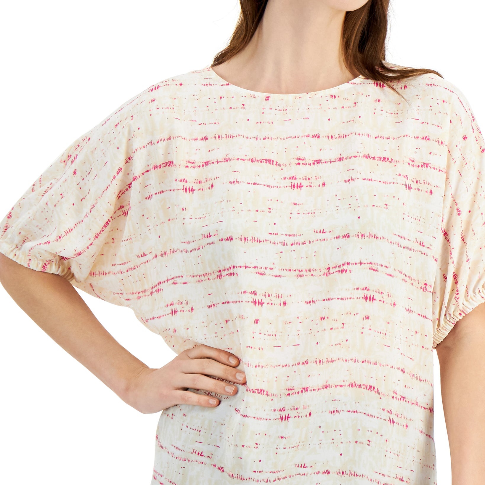Alfani Women Printed High Low Top