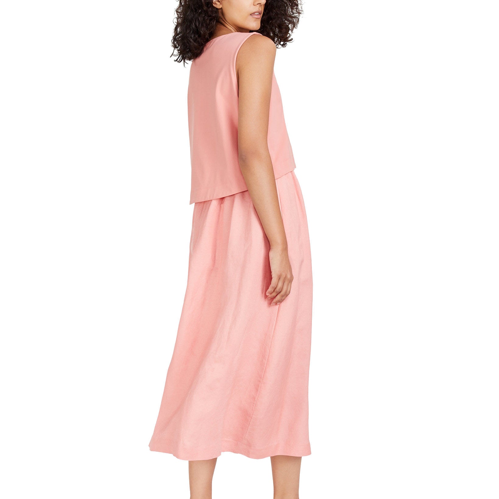 Alfani Women Layered Look Midi Sleeveless Dress
