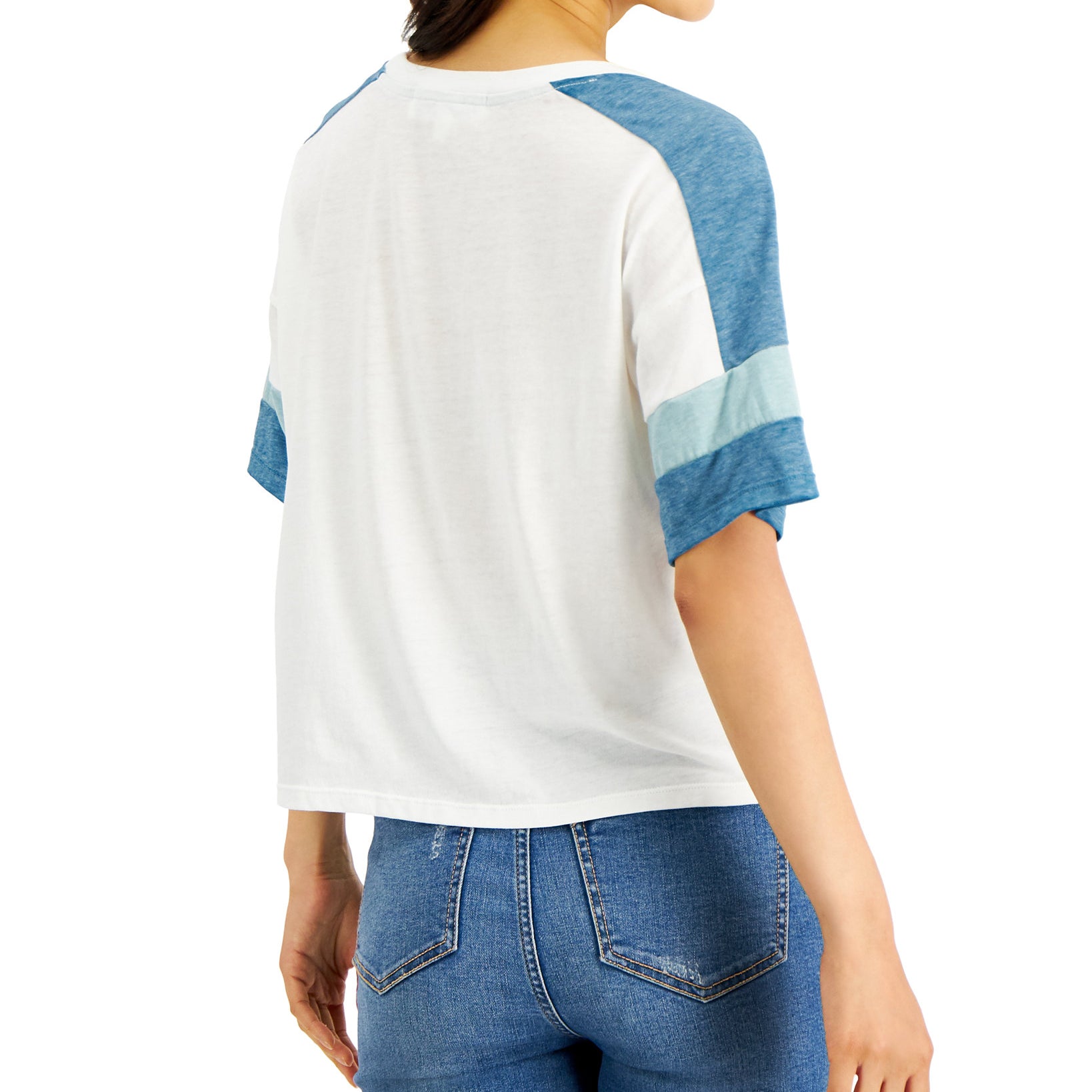 Hippie Rose Juniors Colorblocked T Shirt