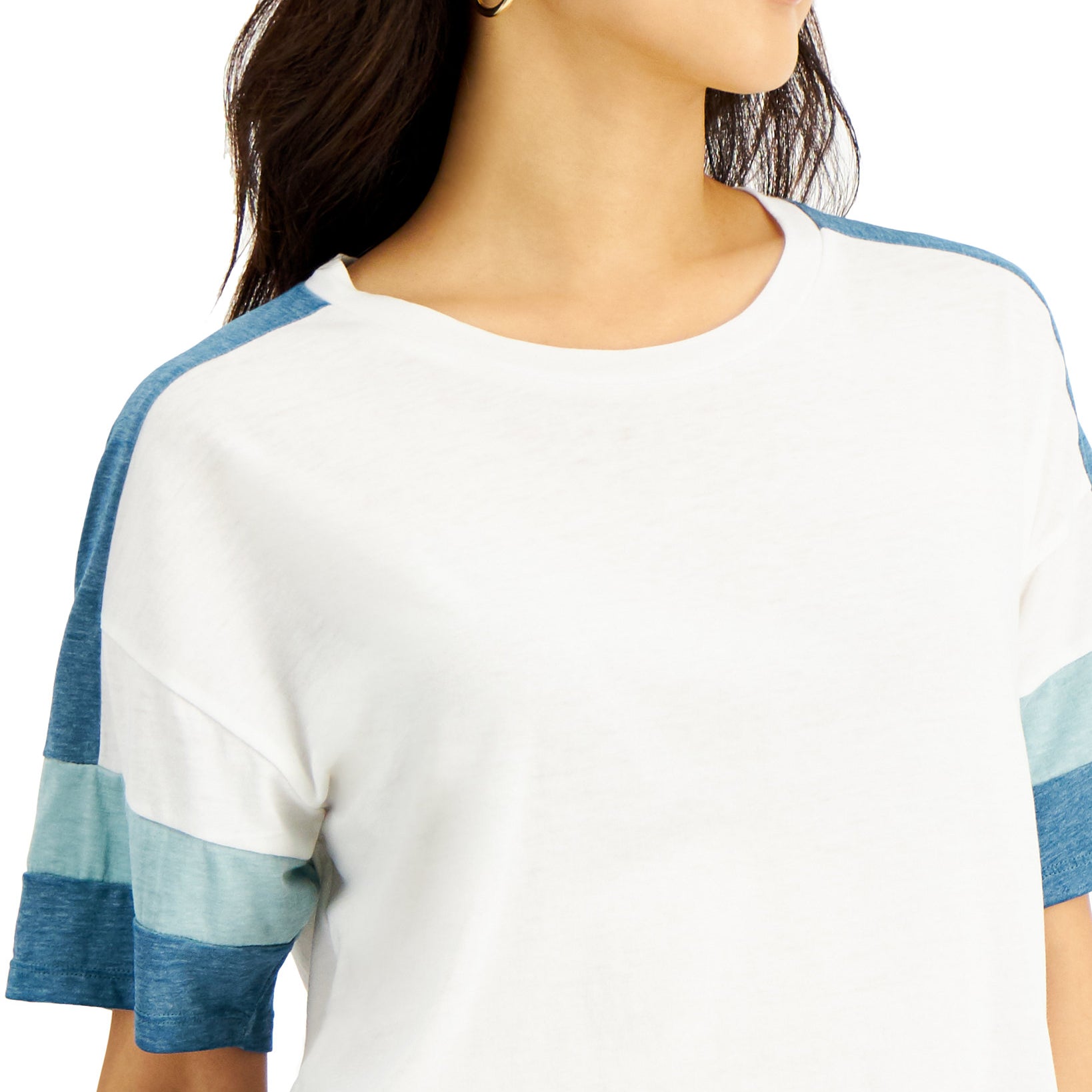 Hippie Rose Juniors Colorblocked T Shirt