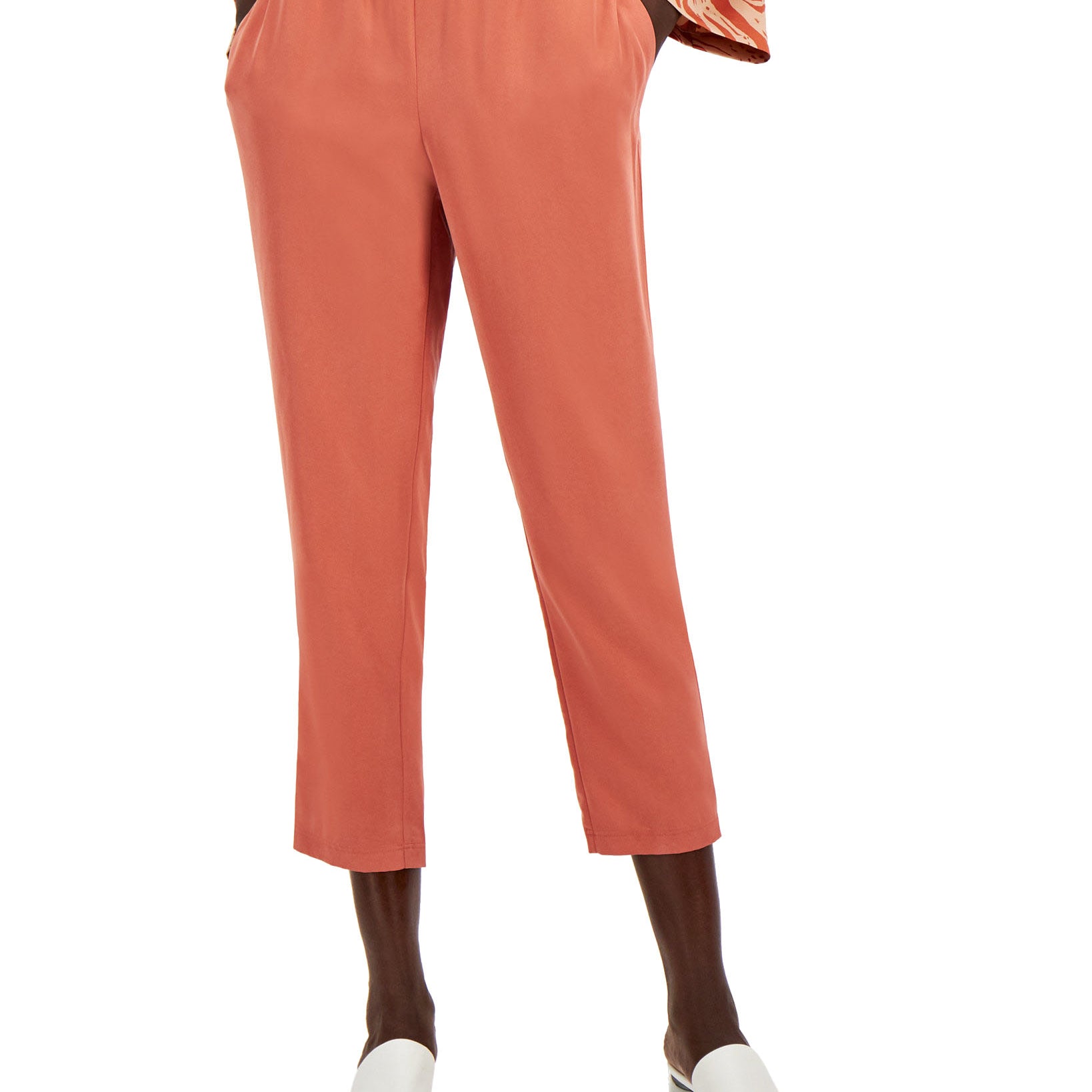Alfani Women Pull On Ankle Pants Cedar Chest