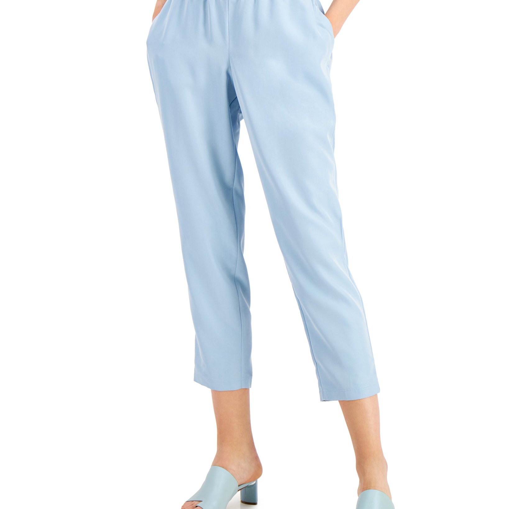 Alfani Women Pull On Ankle Pants Rain Shower