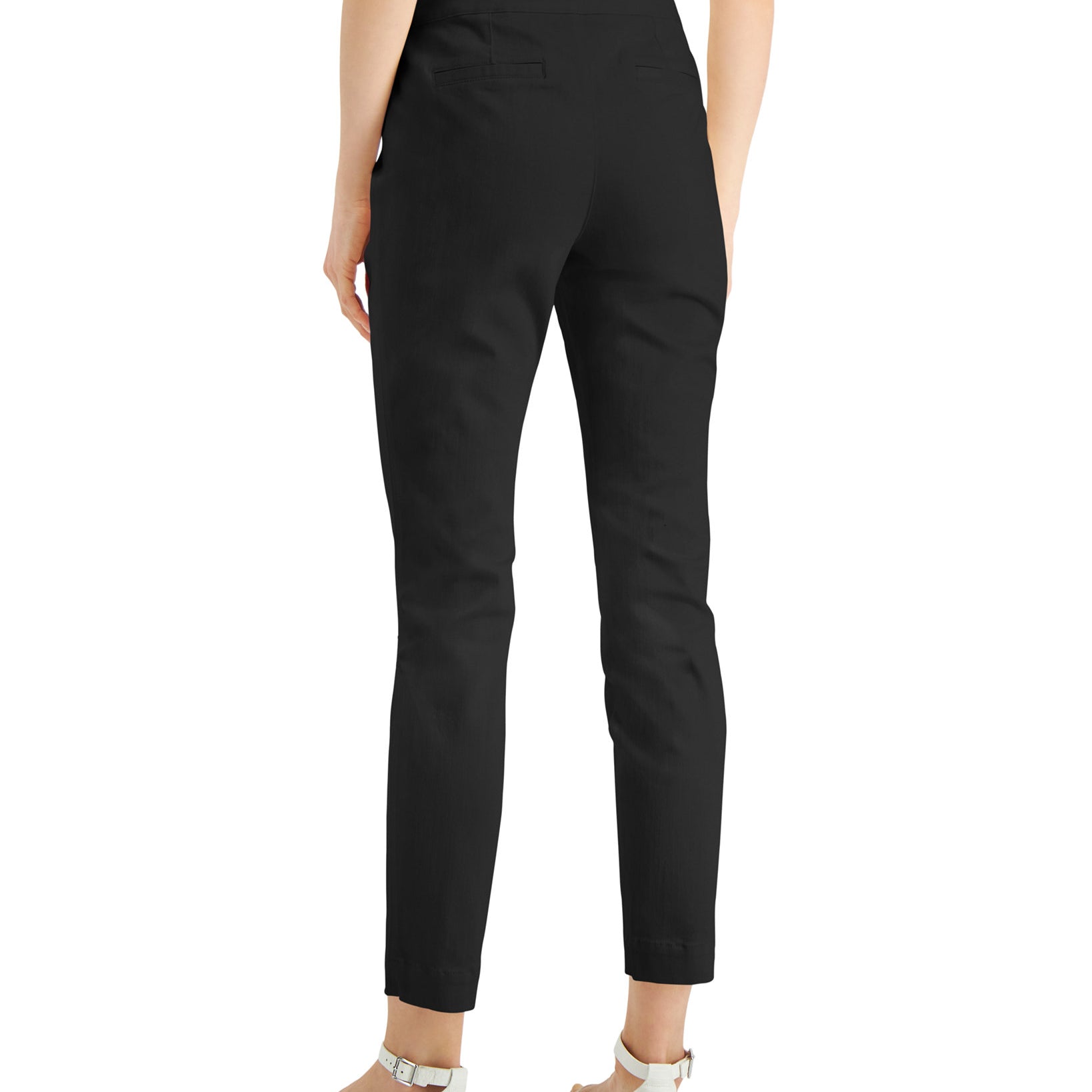 INC International Concepts Women Folded Waist Tapered Pants