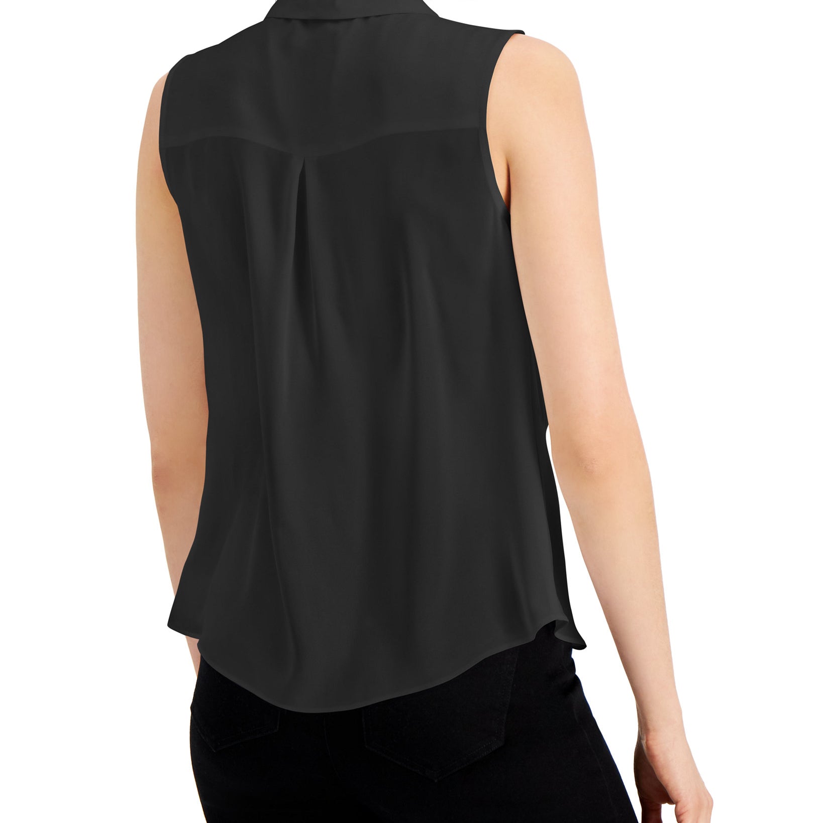 INC International Concepts Women Sleeveless Twist Front Top
