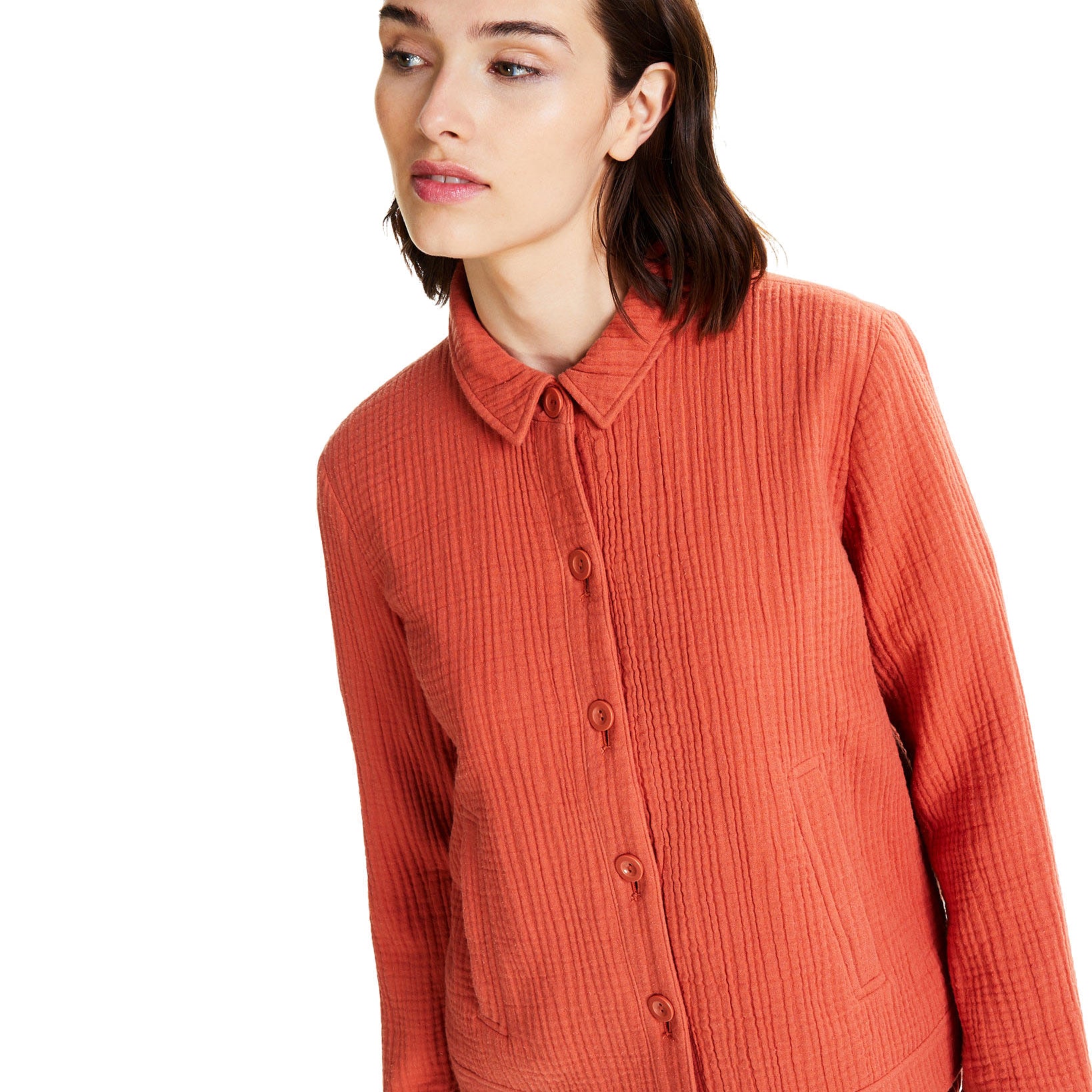 Alfani Women Textured Button Front Jacket