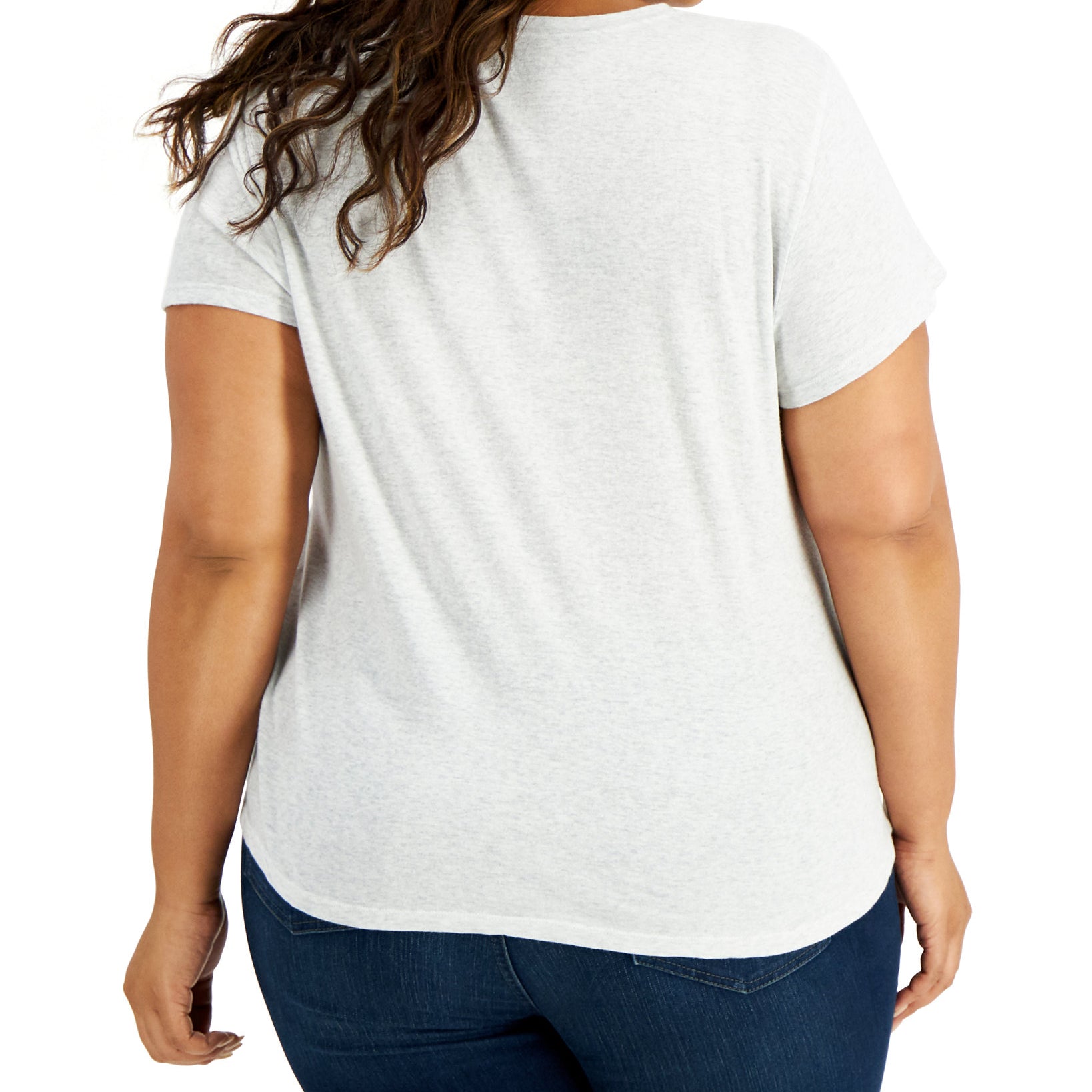 Style & Co Women Plus Cotton Graphic Print T Shirt