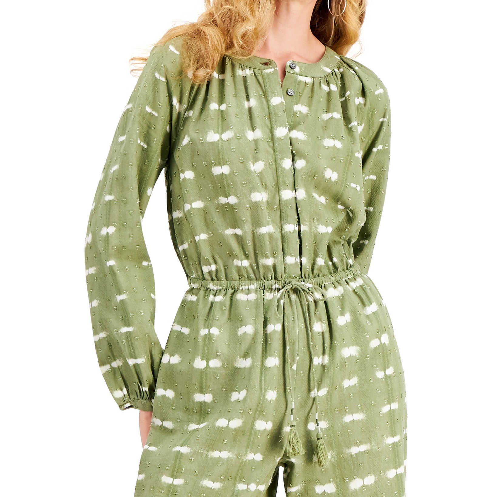 Style & Co Women Petite Textured Jumpsuit