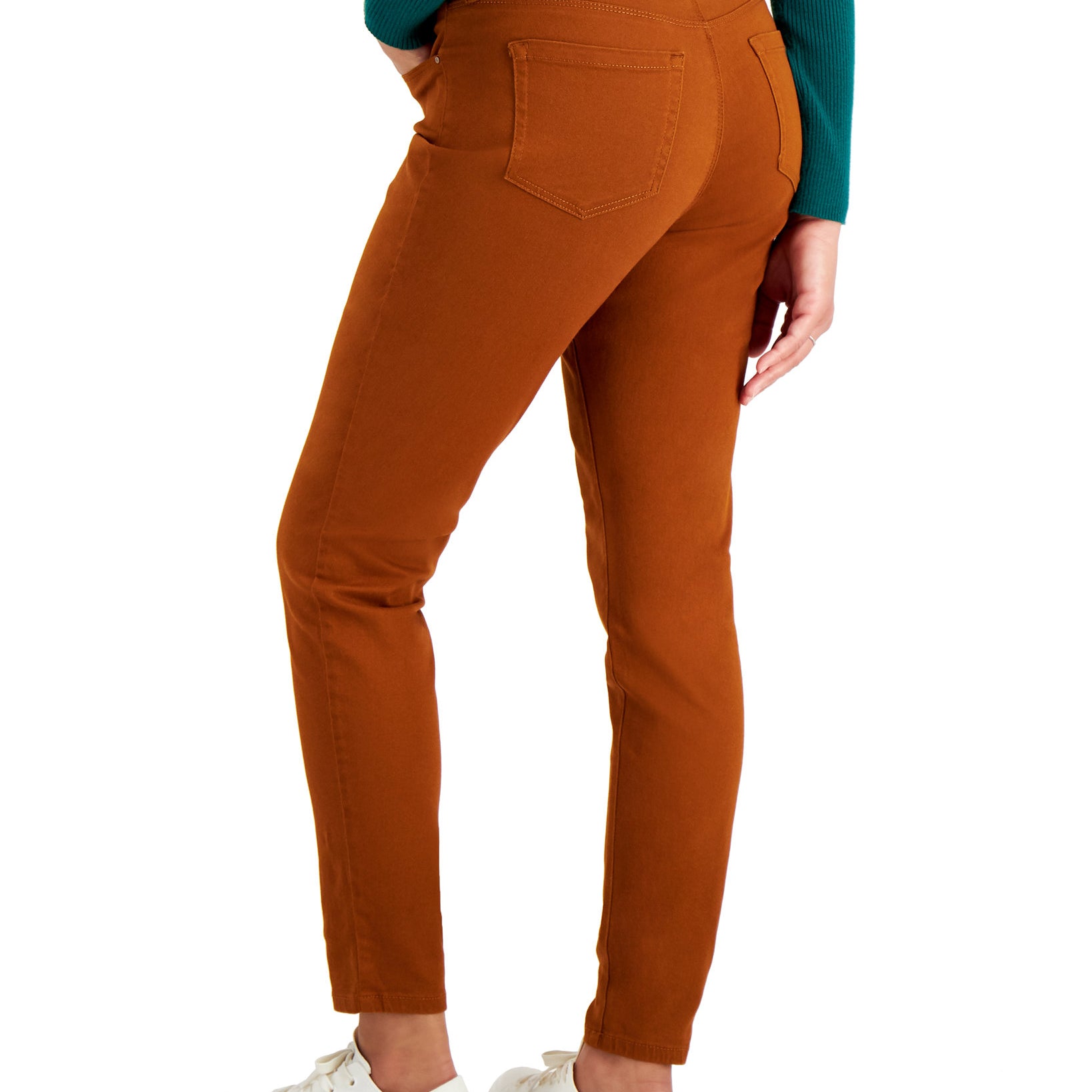 Style & Co Women Solid Tapered Leg Jeans