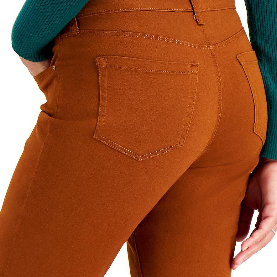 Style & Co Women Solid Tapered Leg Jeans