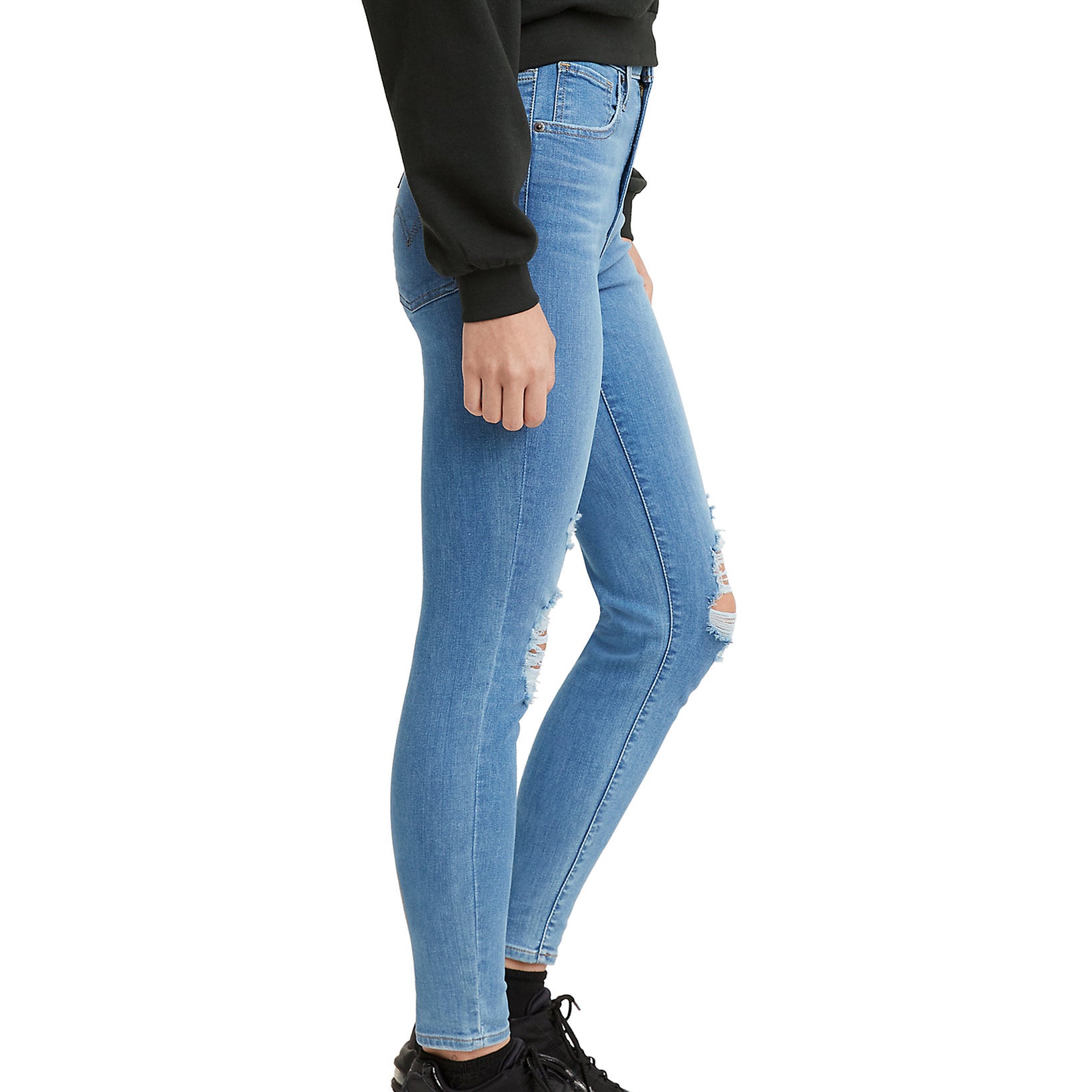 Levis Women Mile High Super Skinny Jeans in Short Length