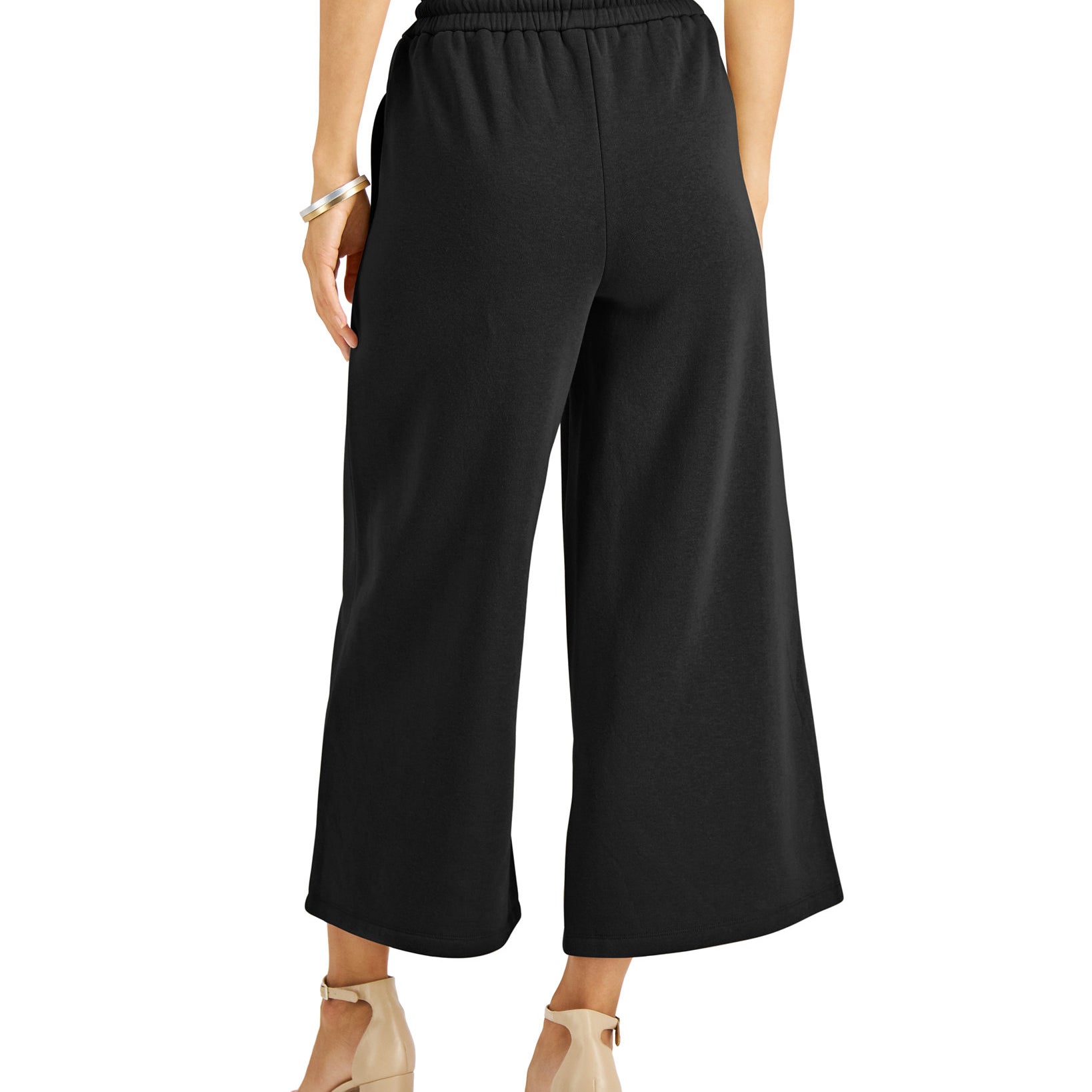 INC International Concepts Women Drawstring Culotte Pants