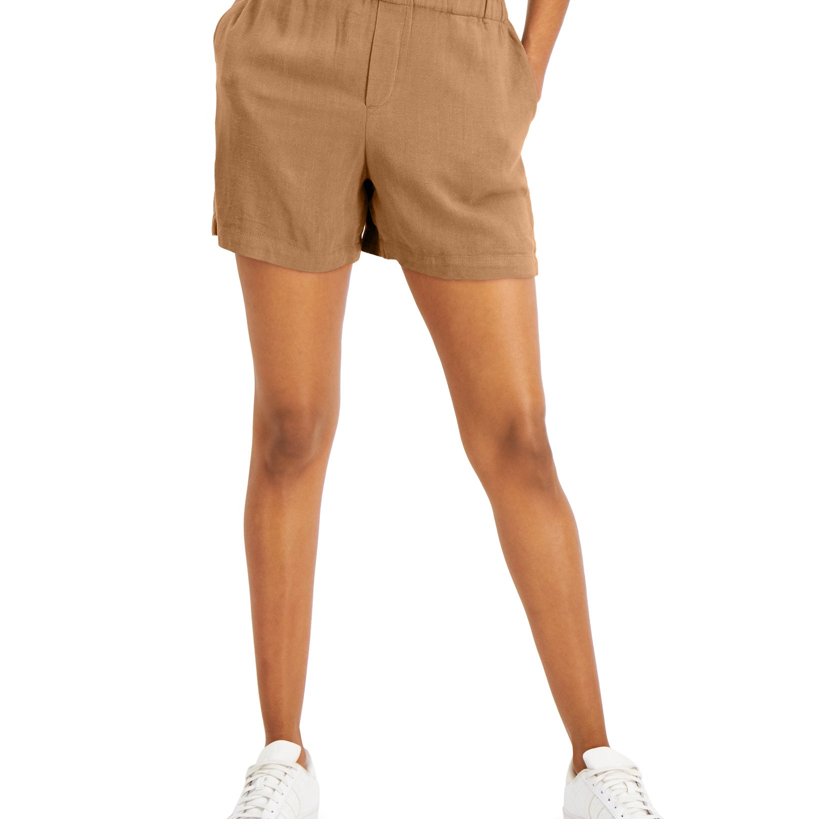 Style & Co Women Pull On Shorts Covered Wagon
