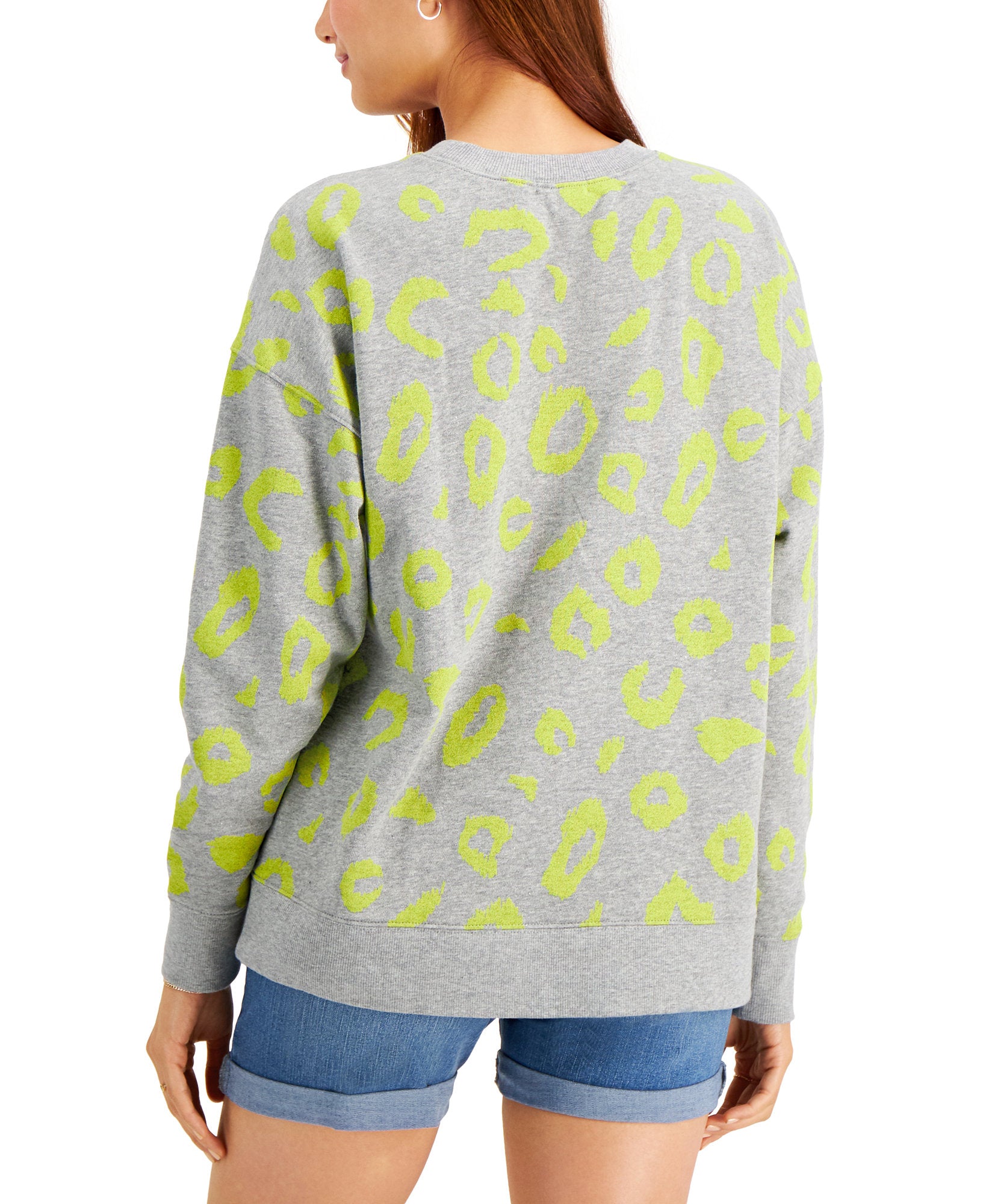 Style & Co Women Animal Print Sweatshirt